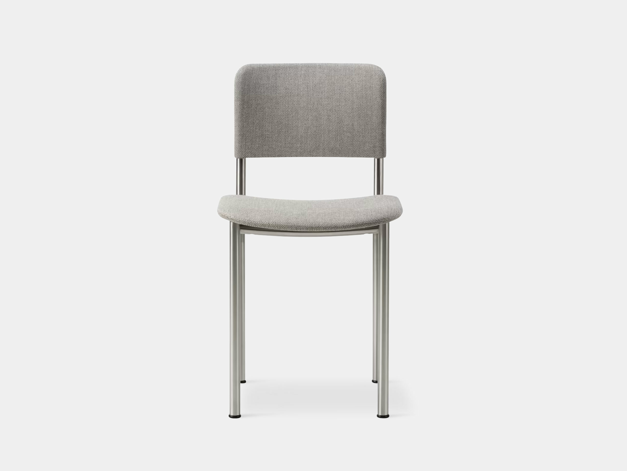 Fredericia barber osgerby plan chair 3414 brushed steel rewool128