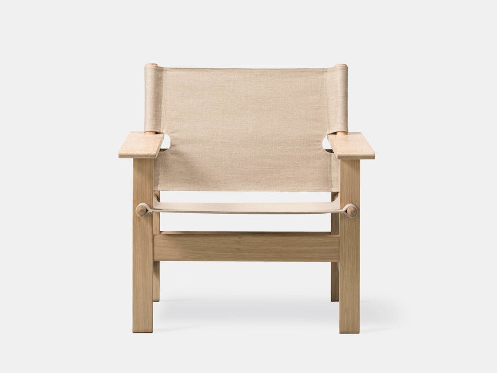Fredericia canvas chair natural 2
