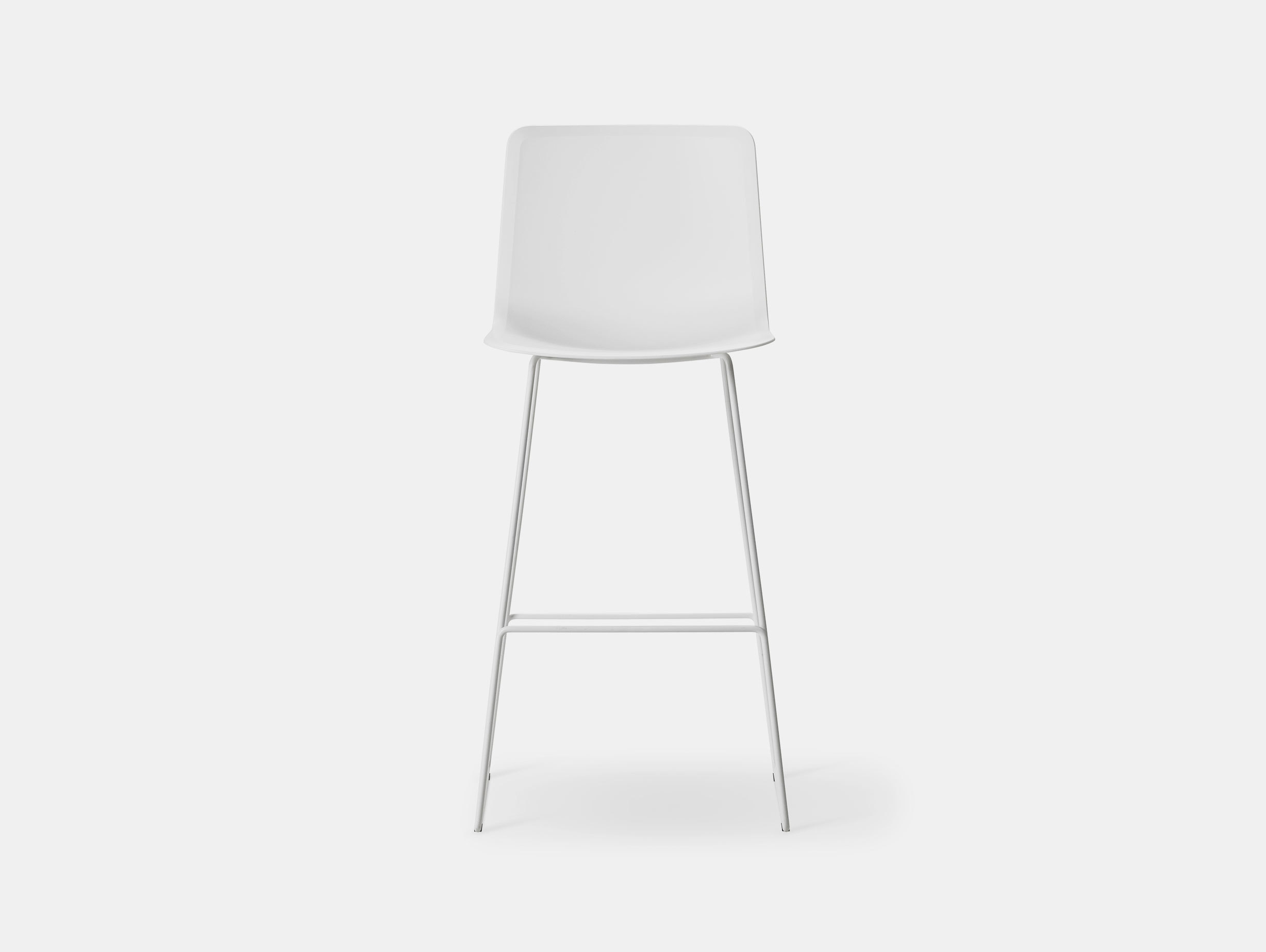 Fredericia Pato Sledge Bar Stool White