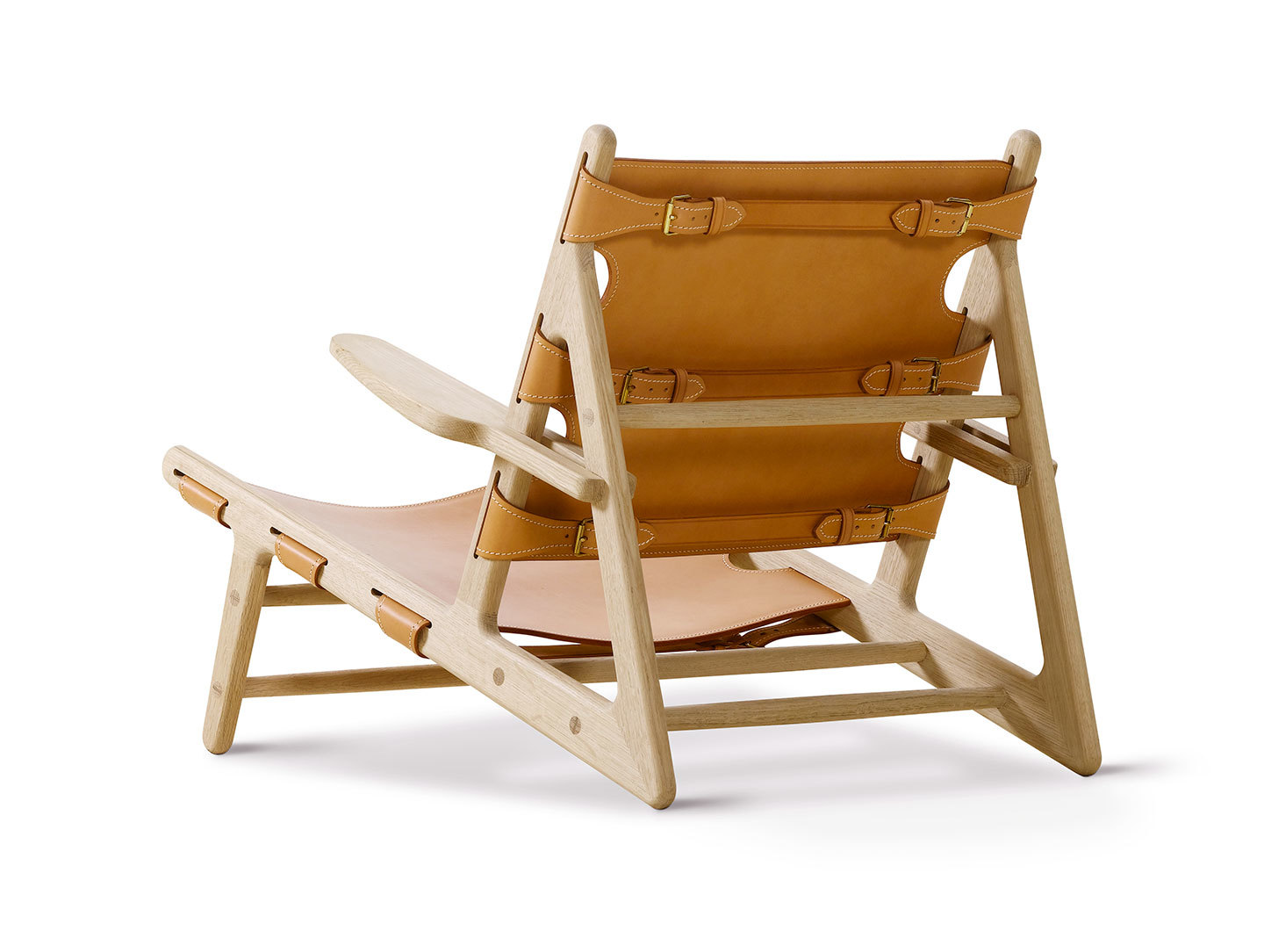 Fredericia Hunting Chair Natural Back Borge Mogensen