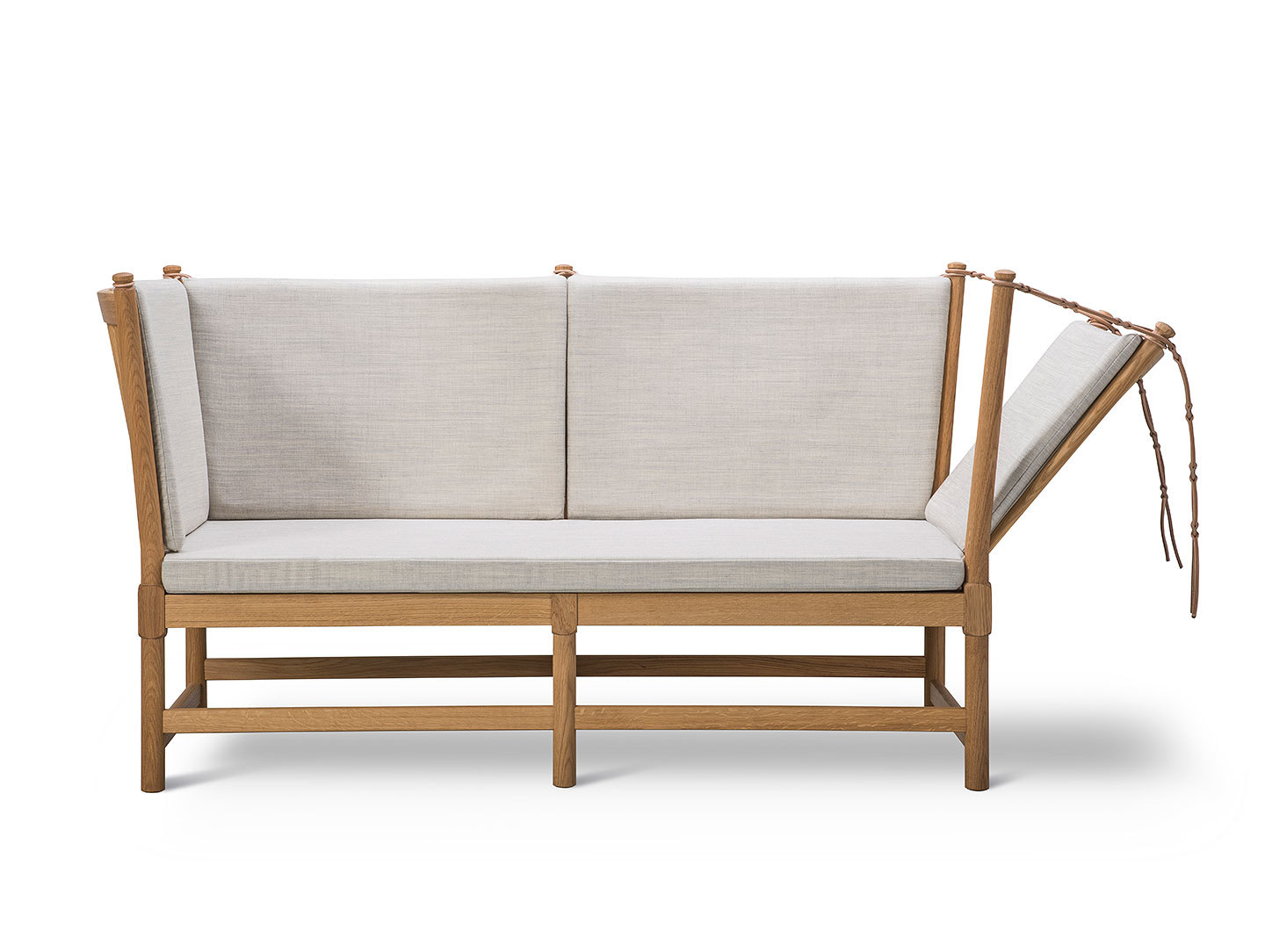 Fredericia Spoke Back Sofa Canvas 114 Borge Mogensen