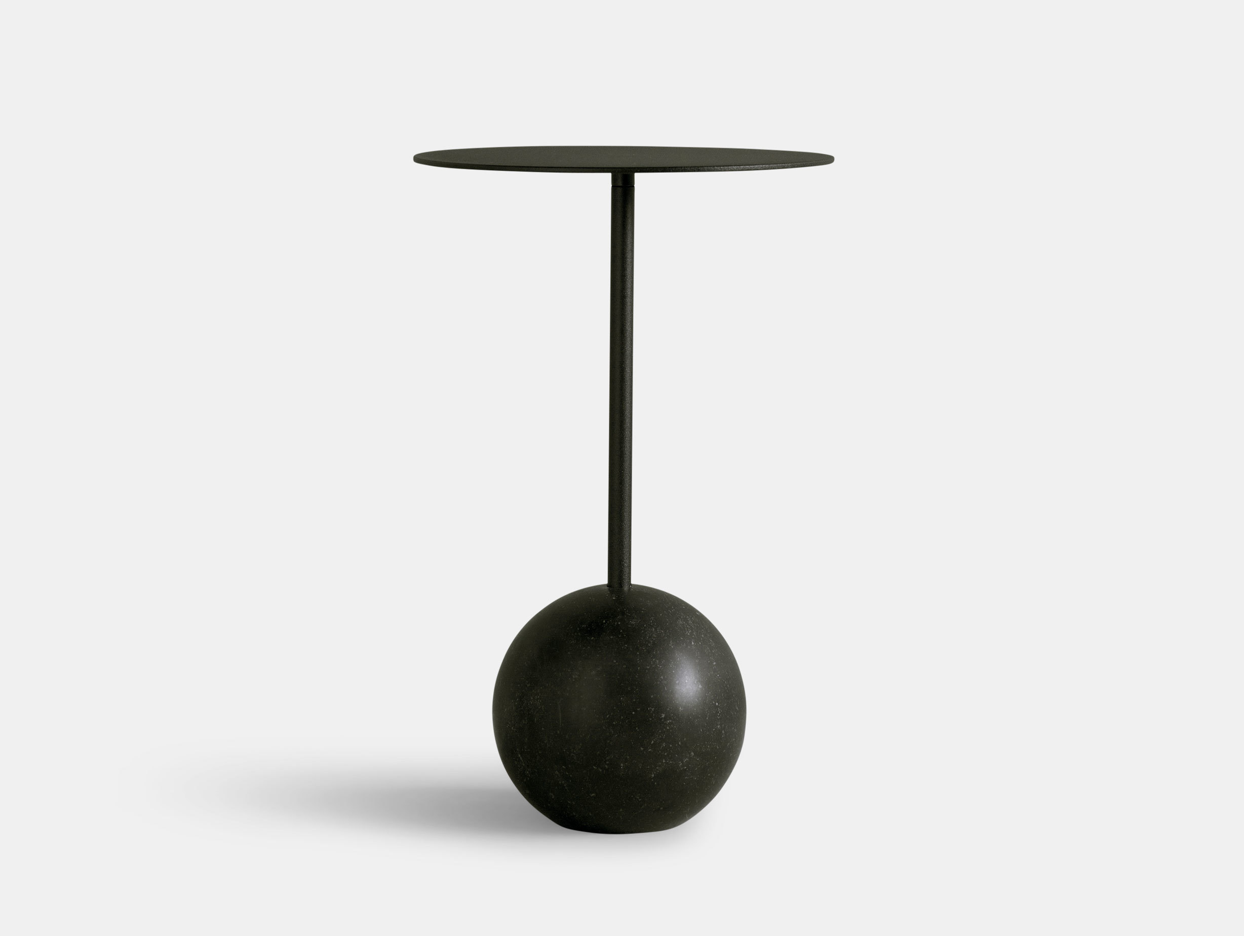 Friends Founders Knockout Side Table Round Black Ida Linea Hildebrand