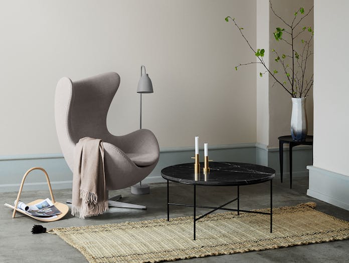 Fritz Hansen Egg Lounge Chair Grey