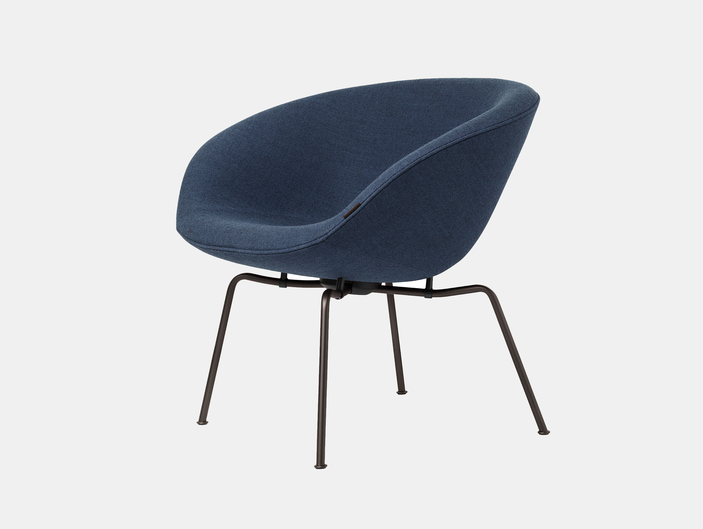 Fritz Hansen Pot Lounge Chair Blue