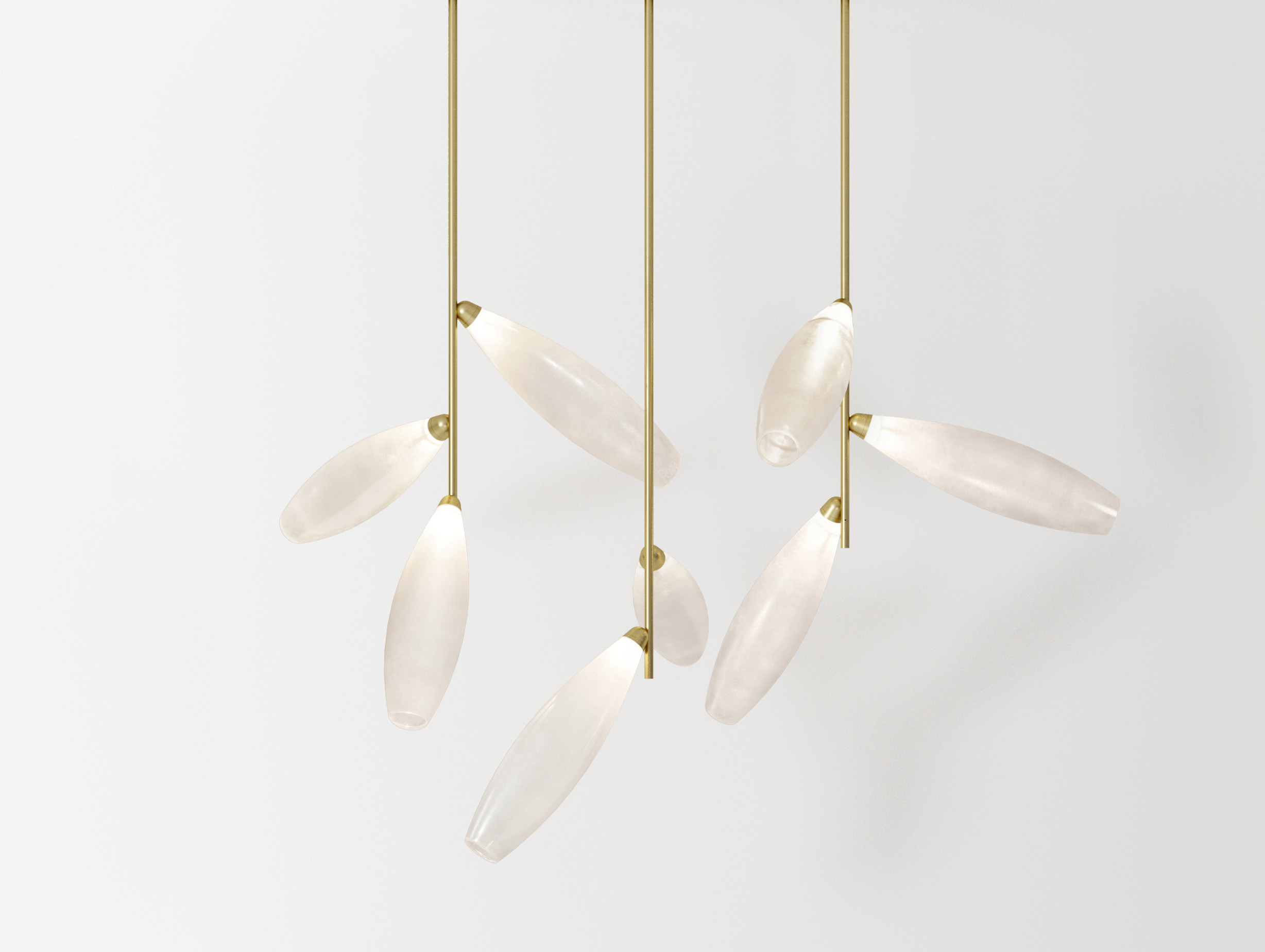 Giopato coombes gem linear chandelier 8 lifestyle
