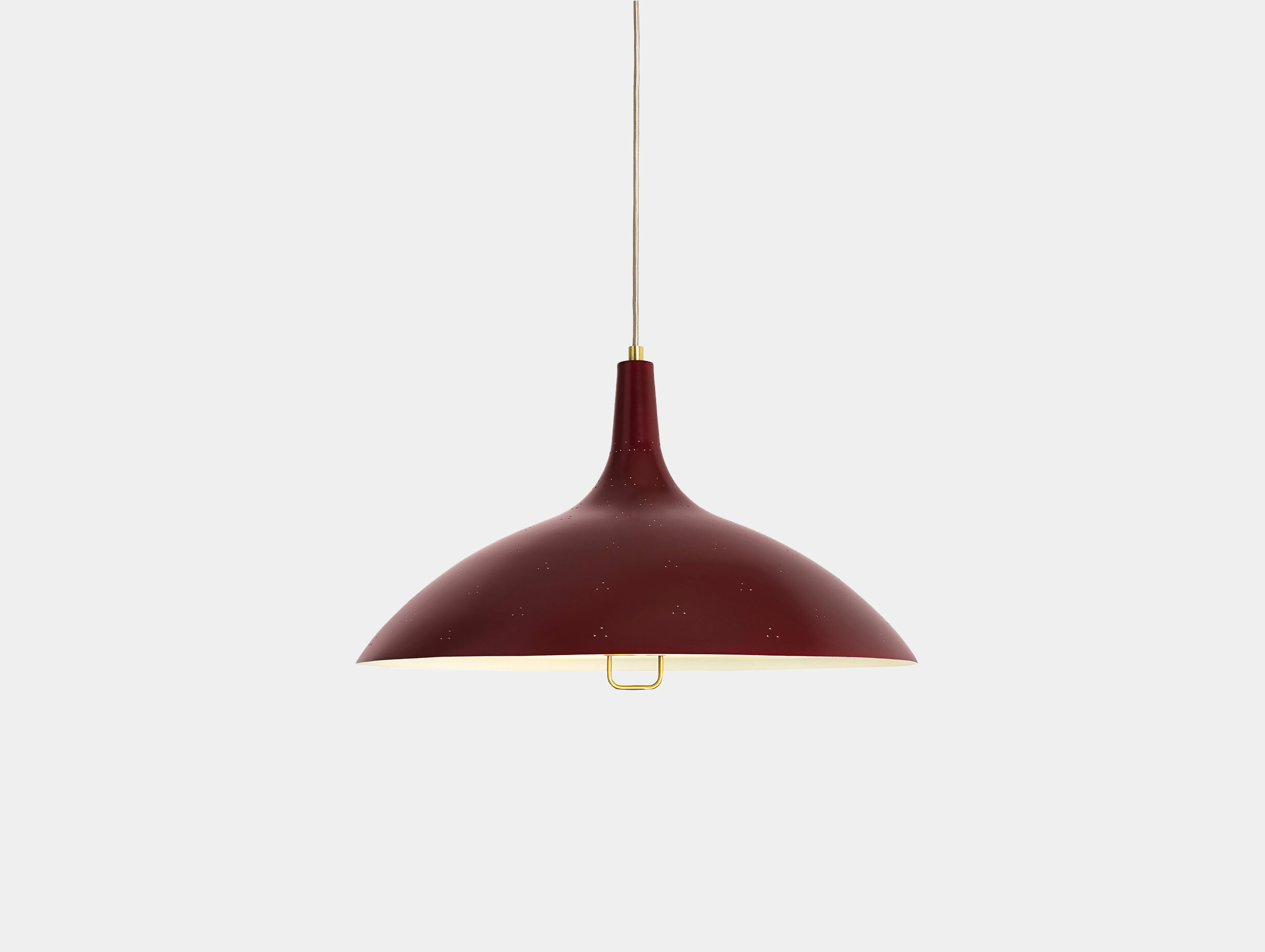 Gubi 965 Pendant Light Chianti Red Paavo Tynell