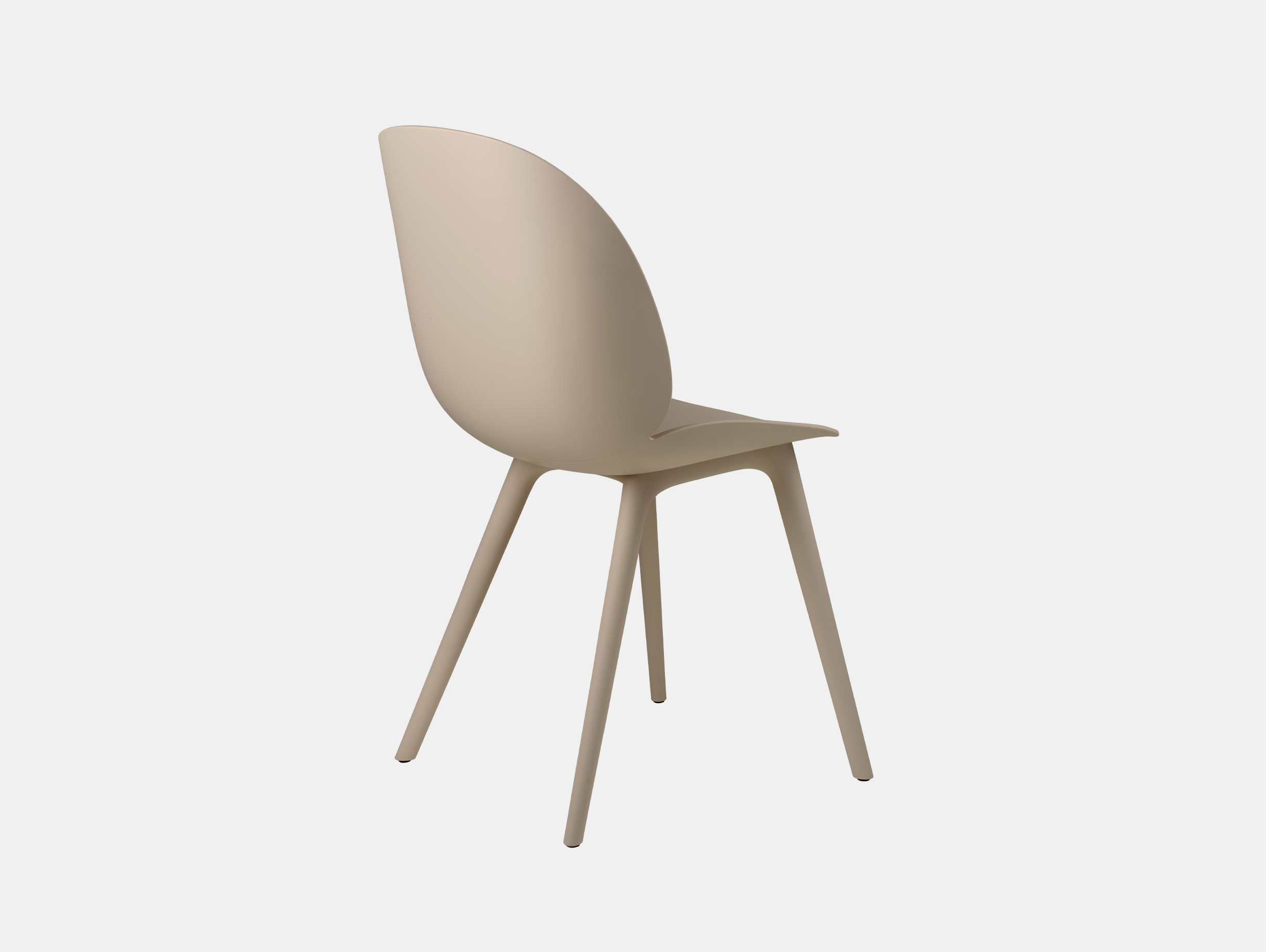 Gubi beetle outdoor chair new beige back