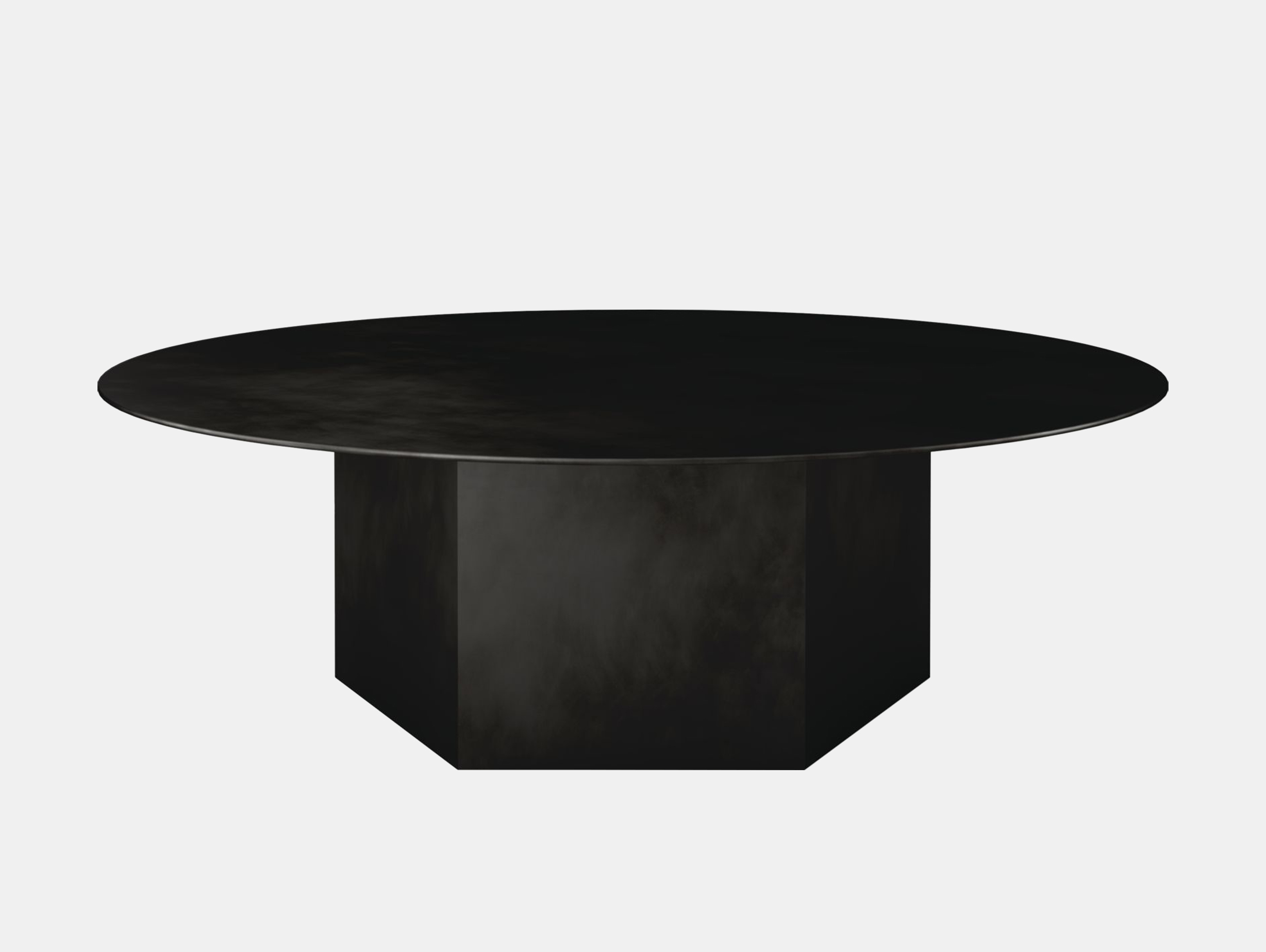 Gubi epic steel coffee table black 110