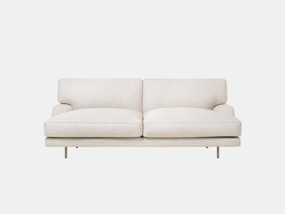 Gubi flaneur 2 seat sofa chambray 24 brs Gubi flaneur 2 seat sofa chambray 24 brs