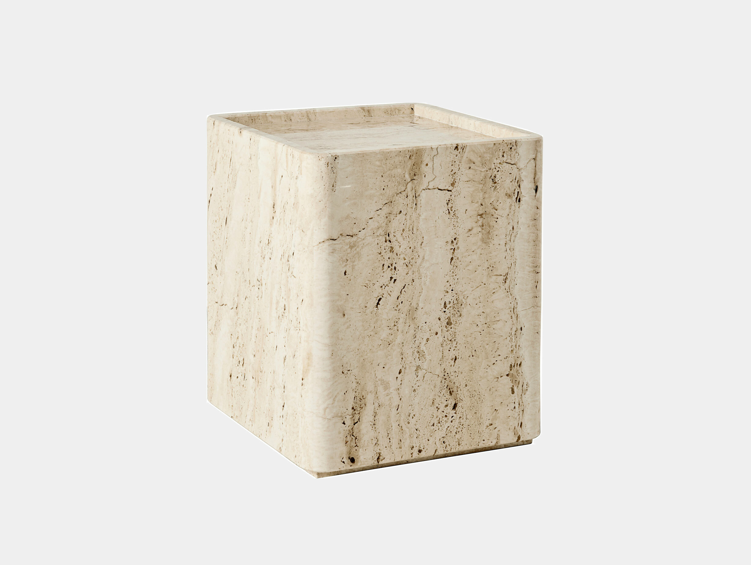 Gubi gamfratesi pietra table 33 neutral white travertine 1