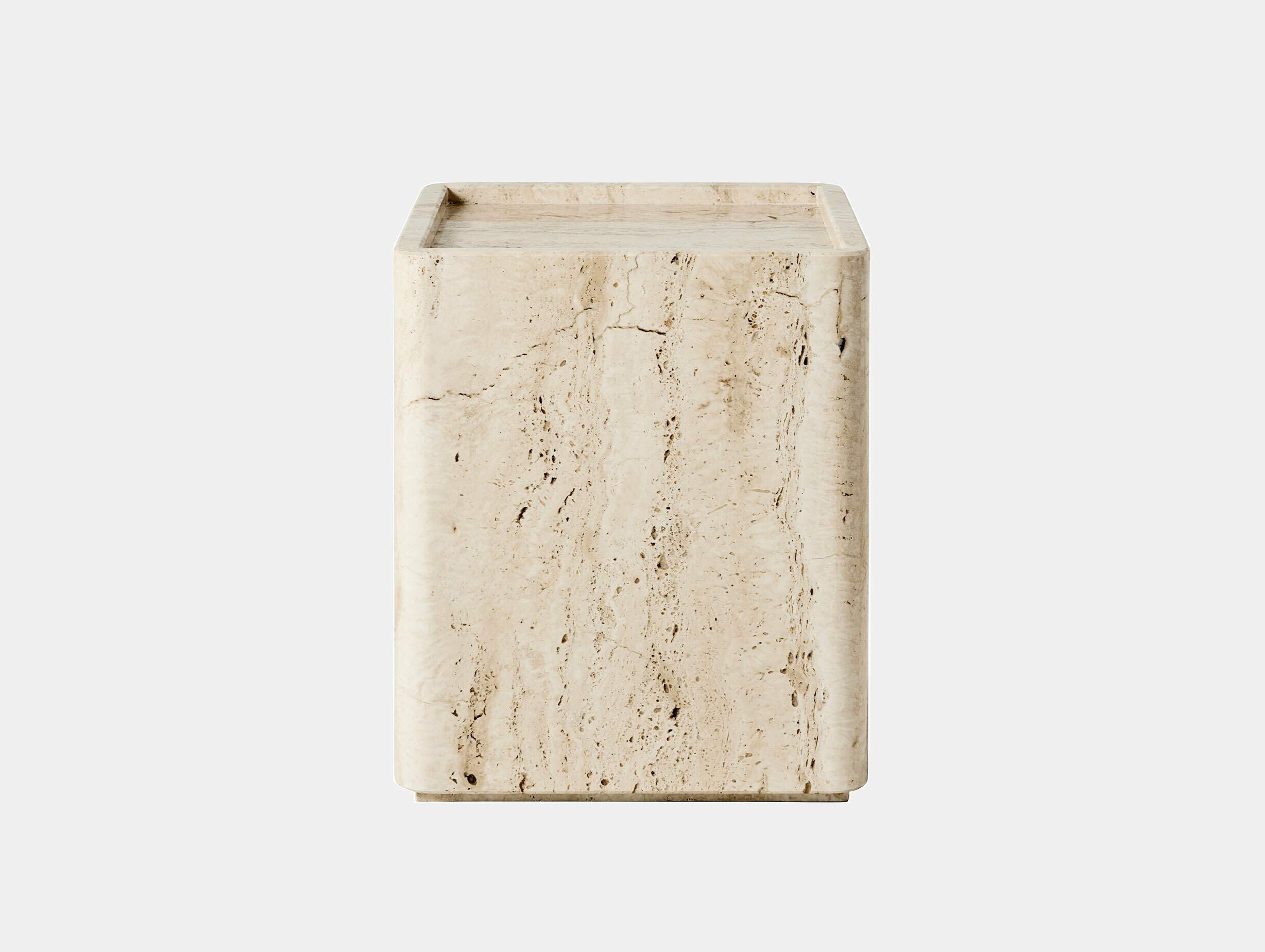 Gubi gamfratesi pietra table 33 neutral white travertine