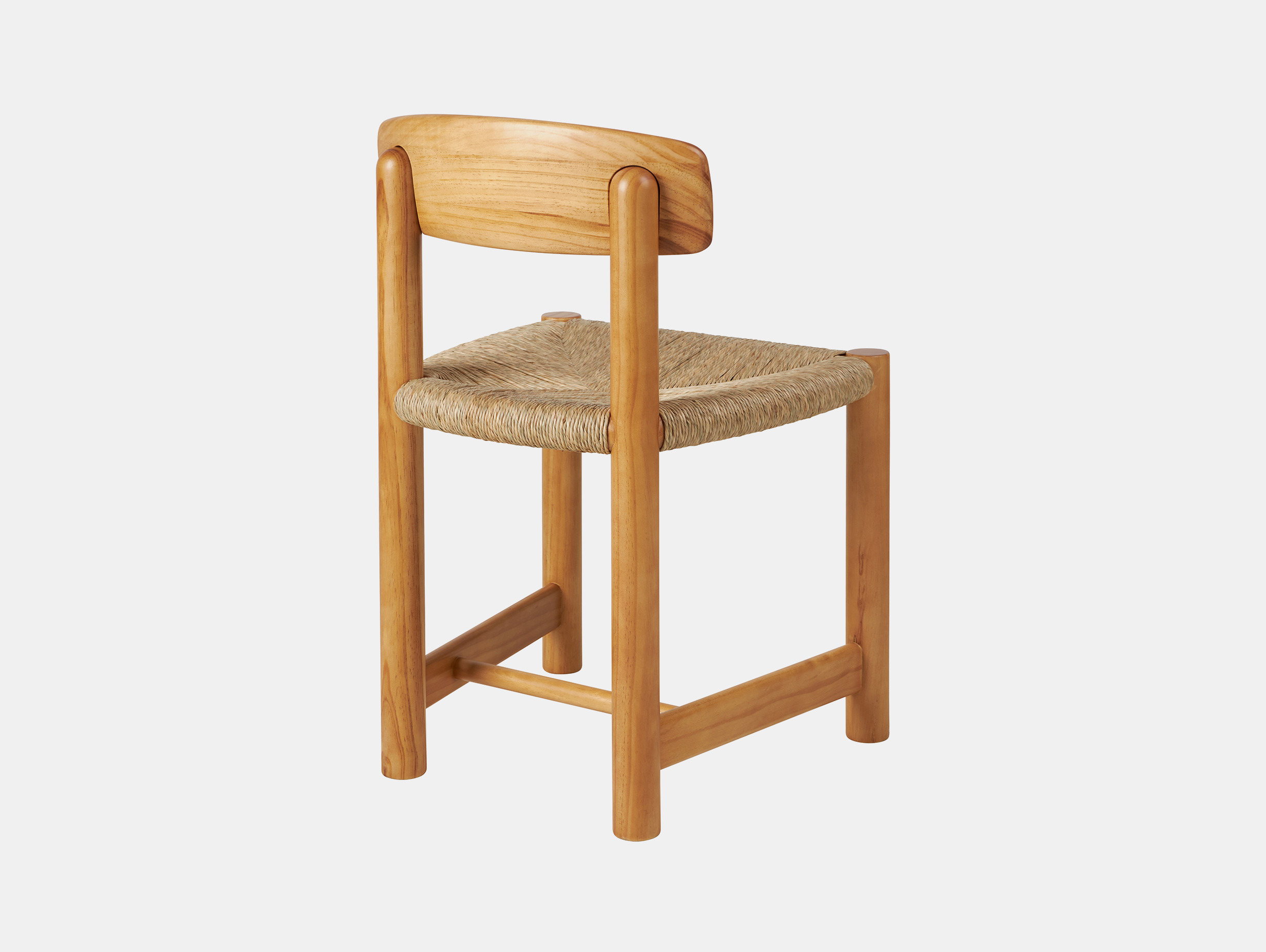 Gubi rainer daumiller daumiller side chair golden pine papercord seat3