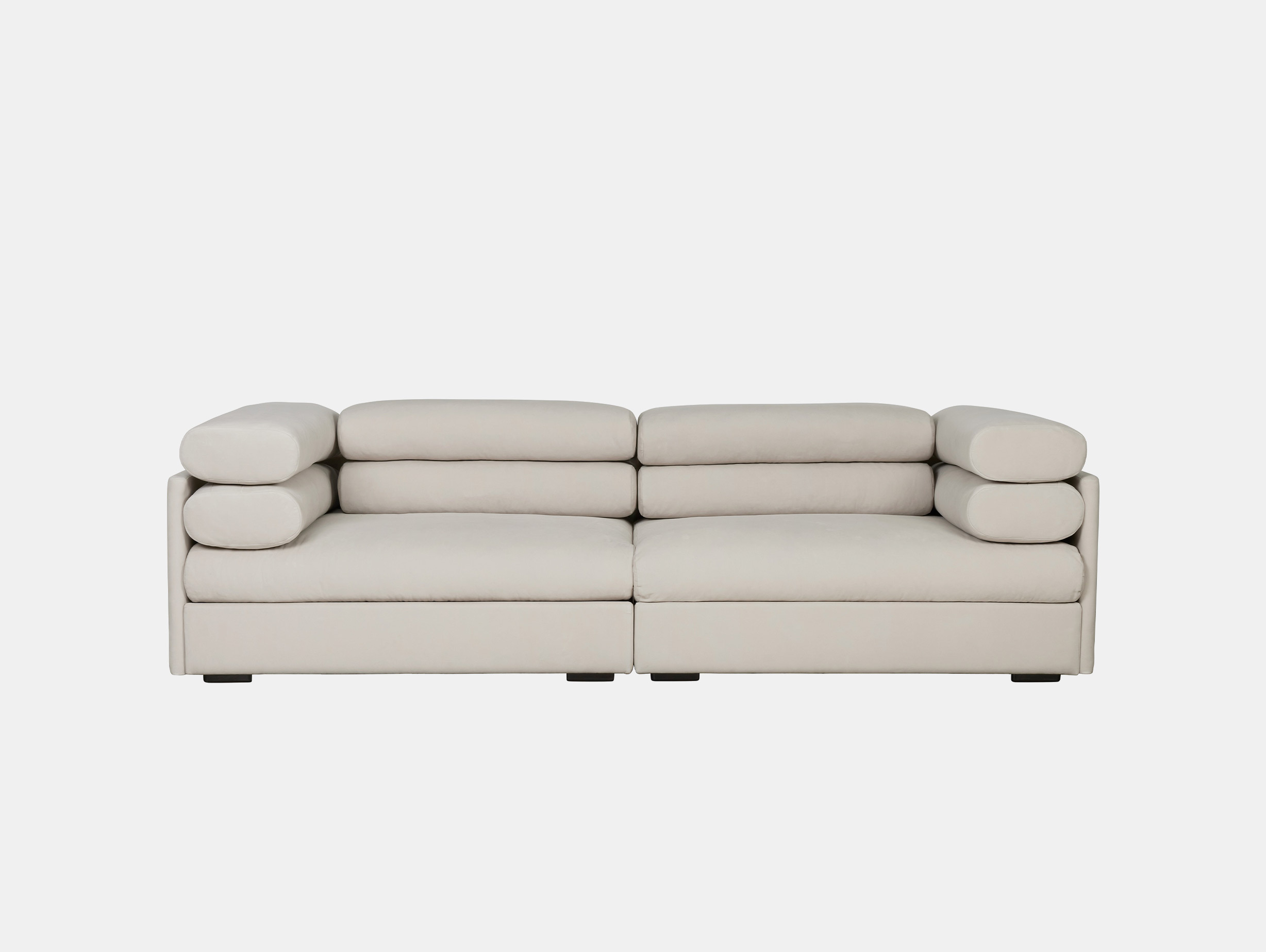 Gubi tobia scarpa elogio 3 seater sofa fustagno 001