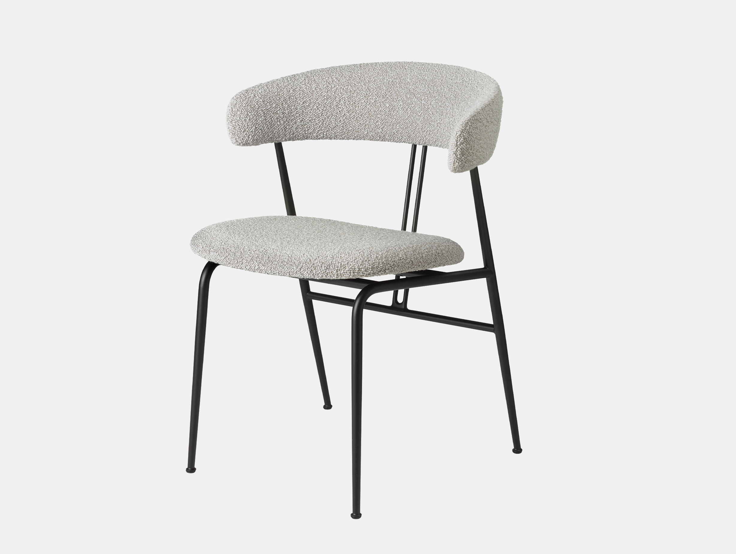 Gubi violin chair fully upholstered karakorum 004