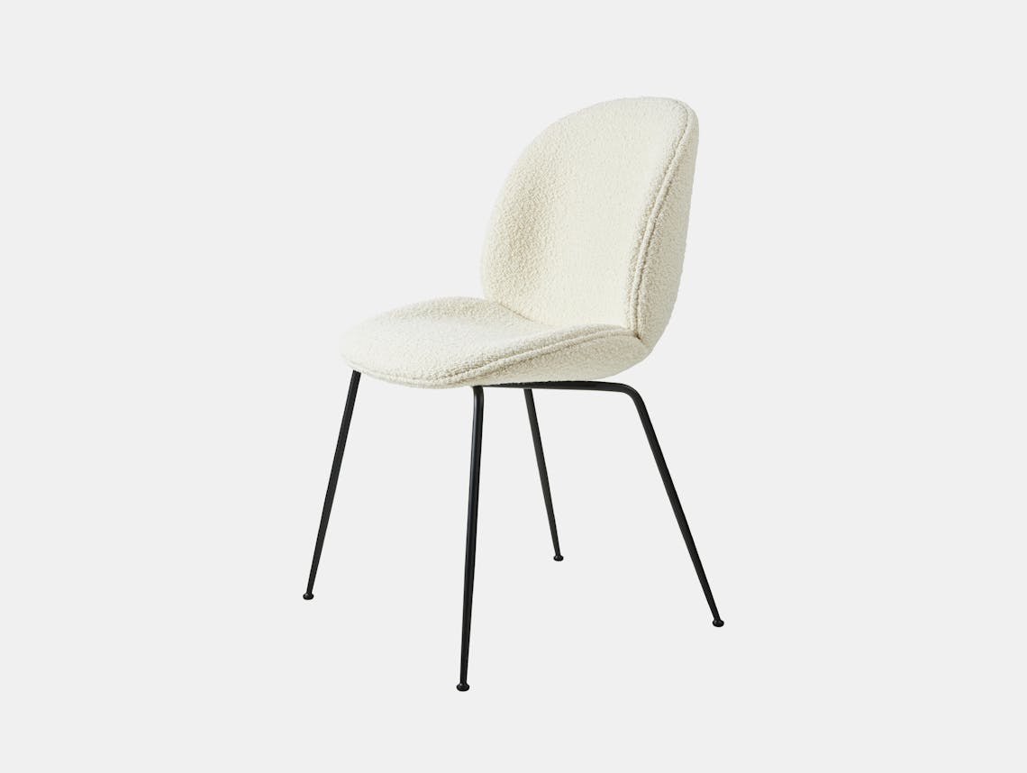 Gubi gam fratesi beetle dining chair fully upholstered karakorum 001