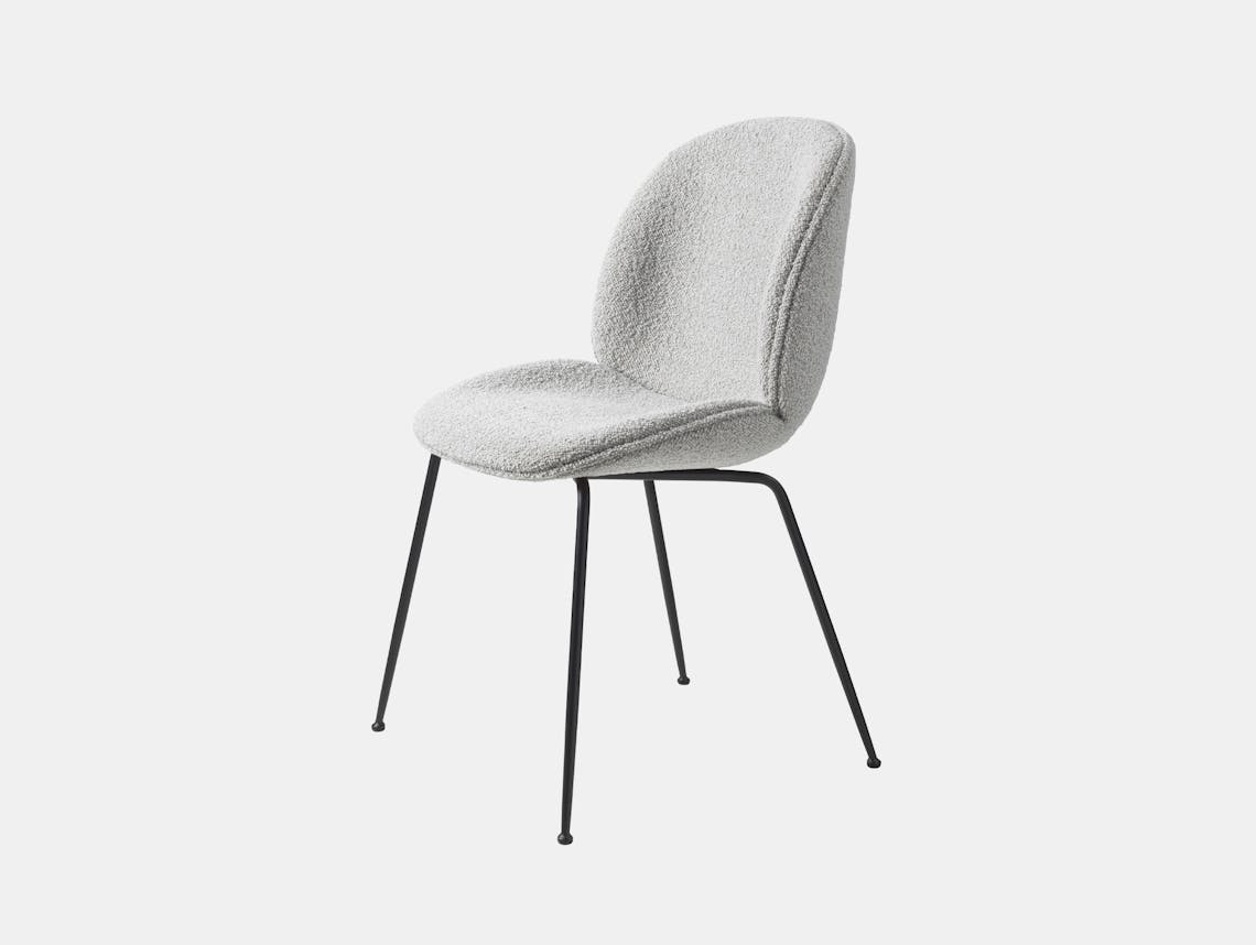 Gubi gam fratesi beetle dining chair fully upholstered karakorum 004