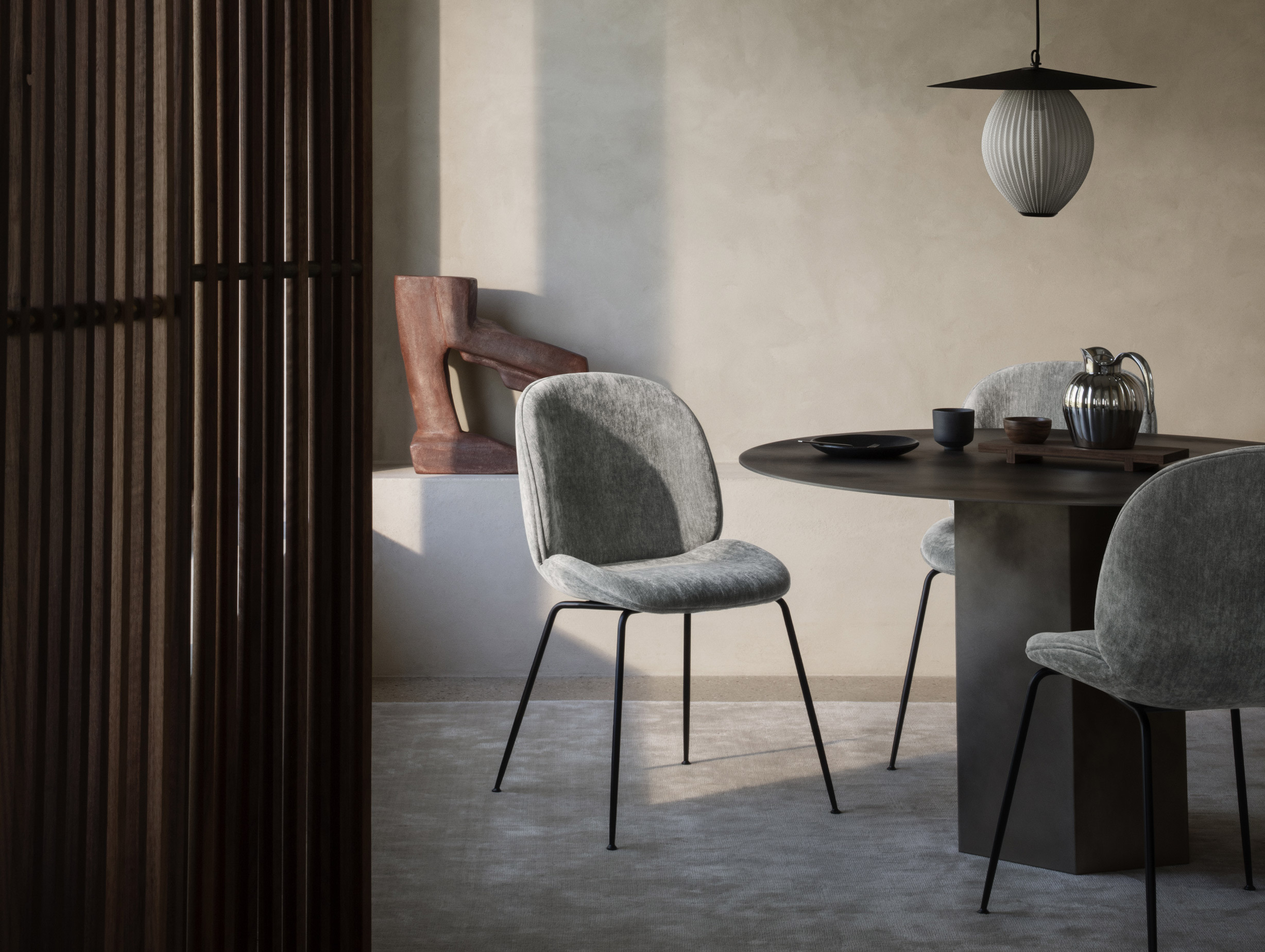 Gubi gam fratesi epic dining table steel lifestyle