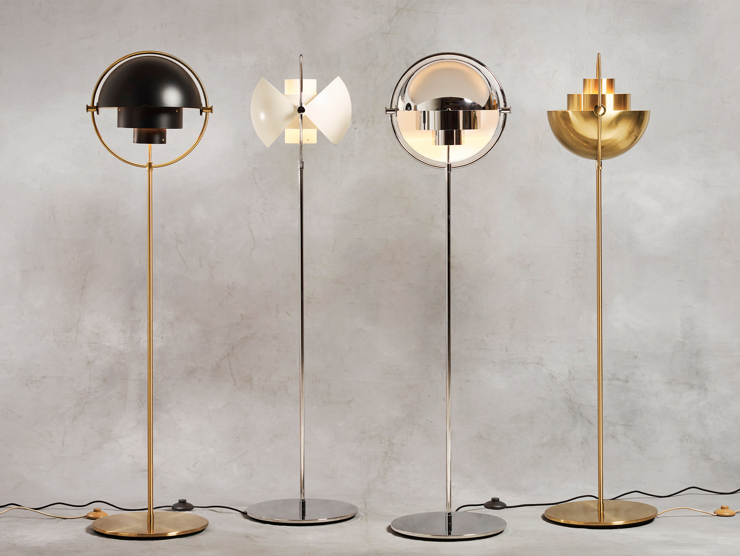 Gubi louis weisdorf multi lite floor lamp lifestyle