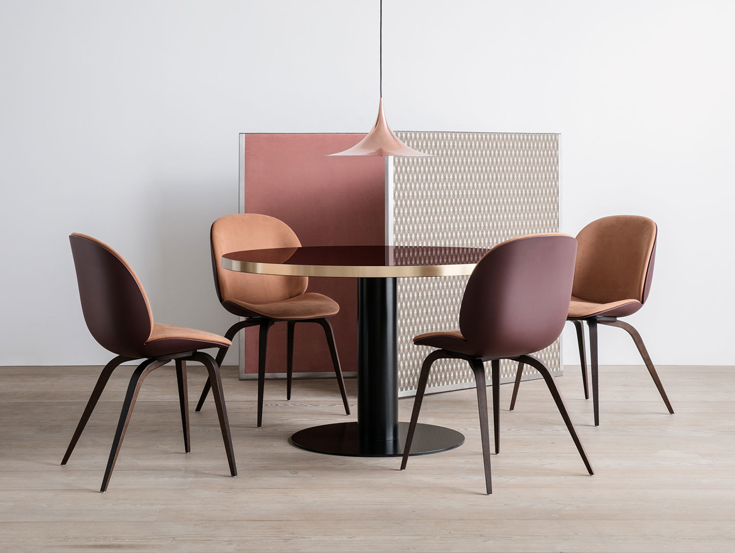 Gubi Beetle Chairs Front Upholstered Gam Fratesi