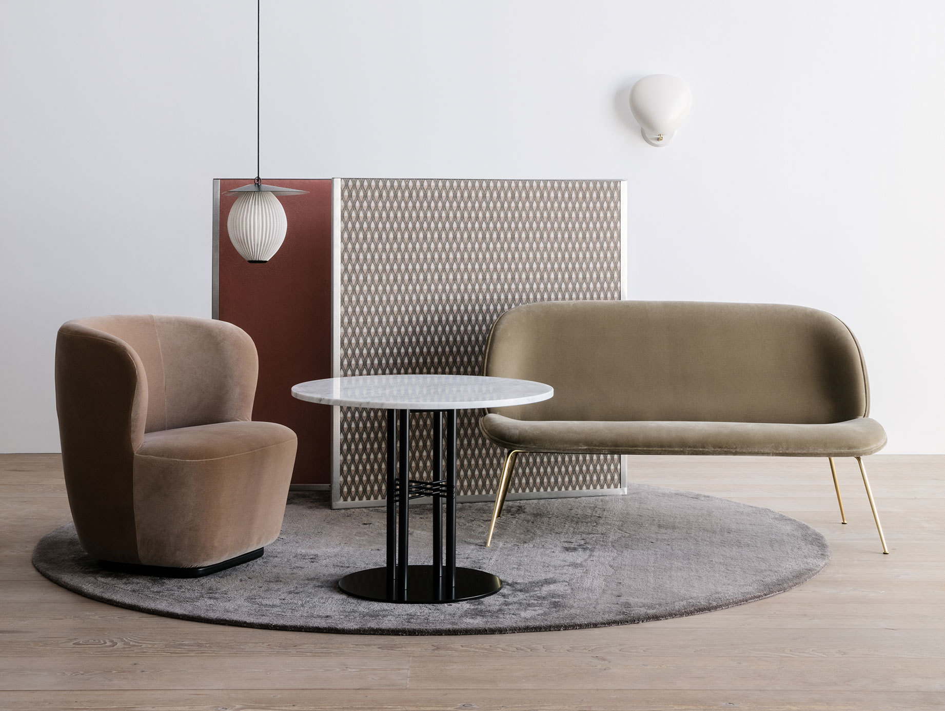 Gubi Stay Lounge Chair Satellite