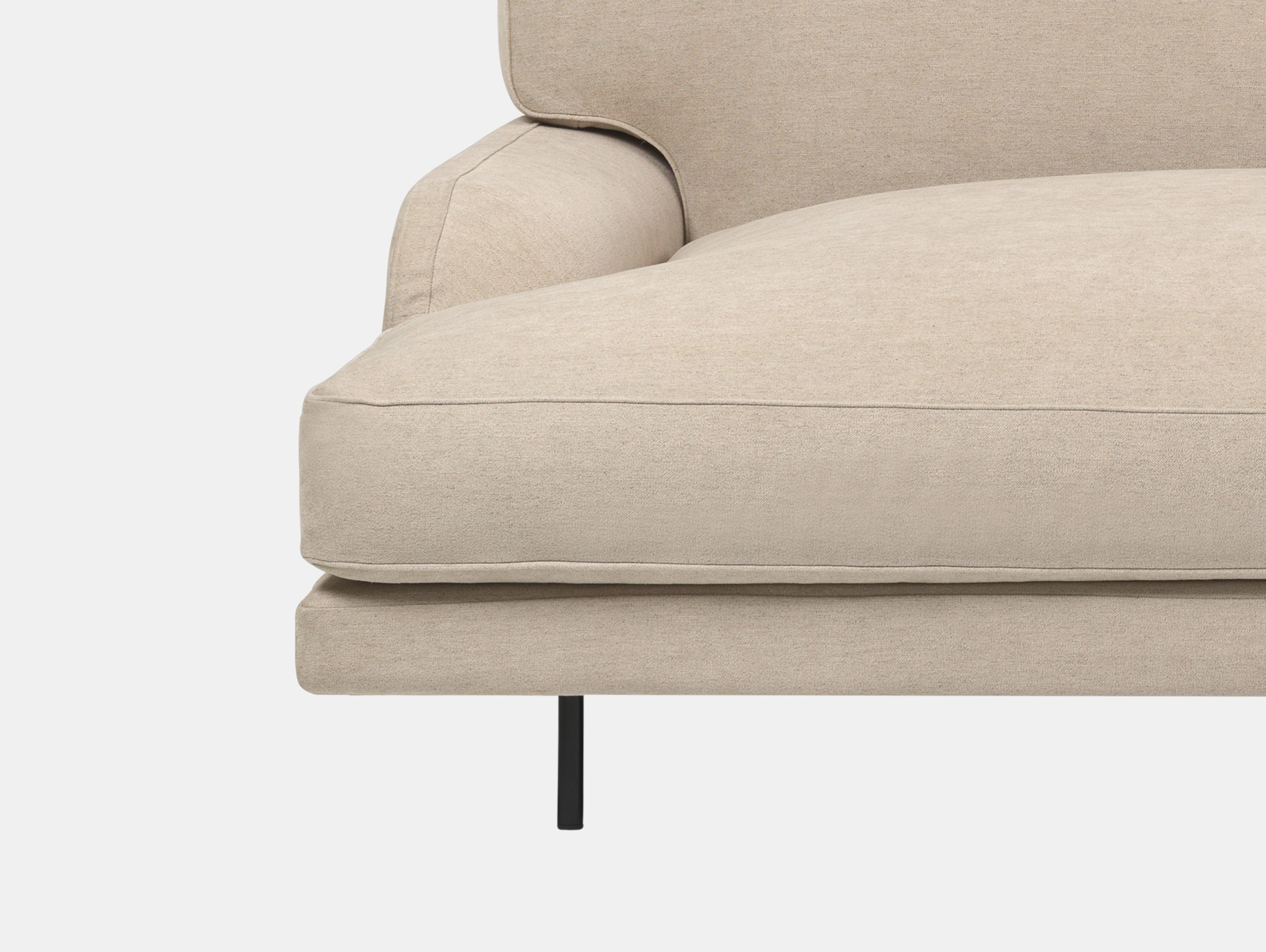 Gubi flaneur 2 5 seat sofa jab dolcelino 1202 72 blk c