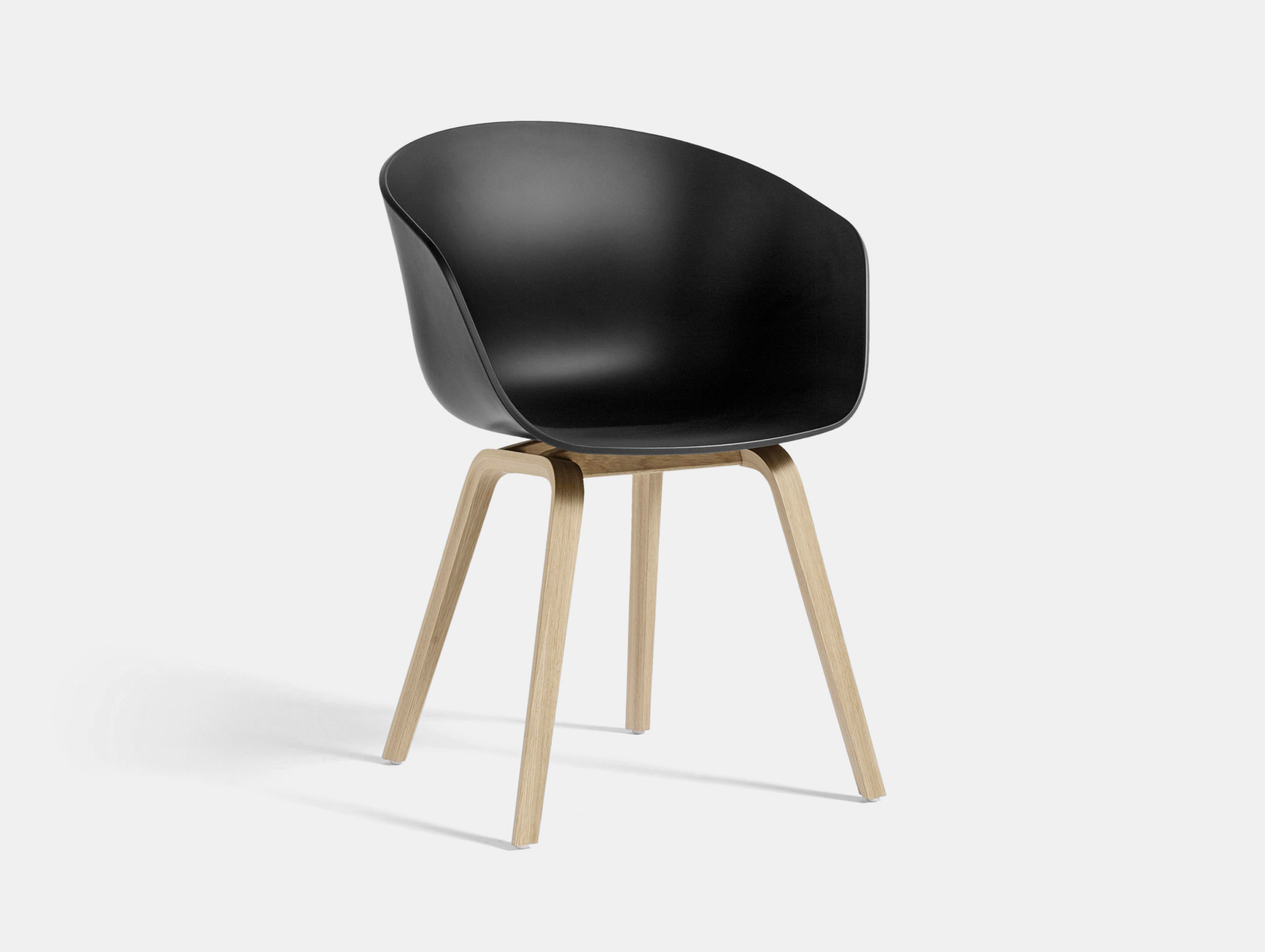 Hay Aac22 Chair Oak Matt Lacquer Base Black Hee Welling
