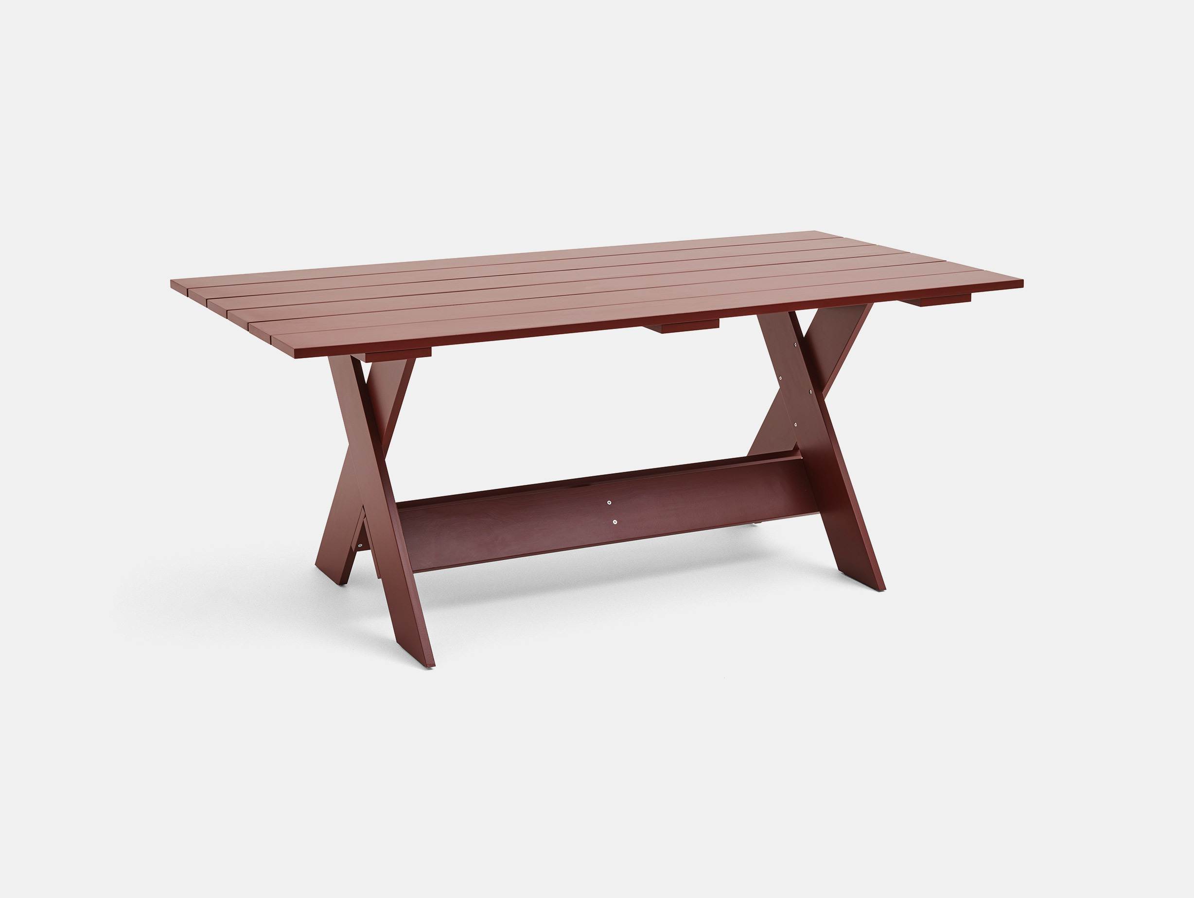 Hay Gerrit Rietveld Crate Dining Table Iron Red 180