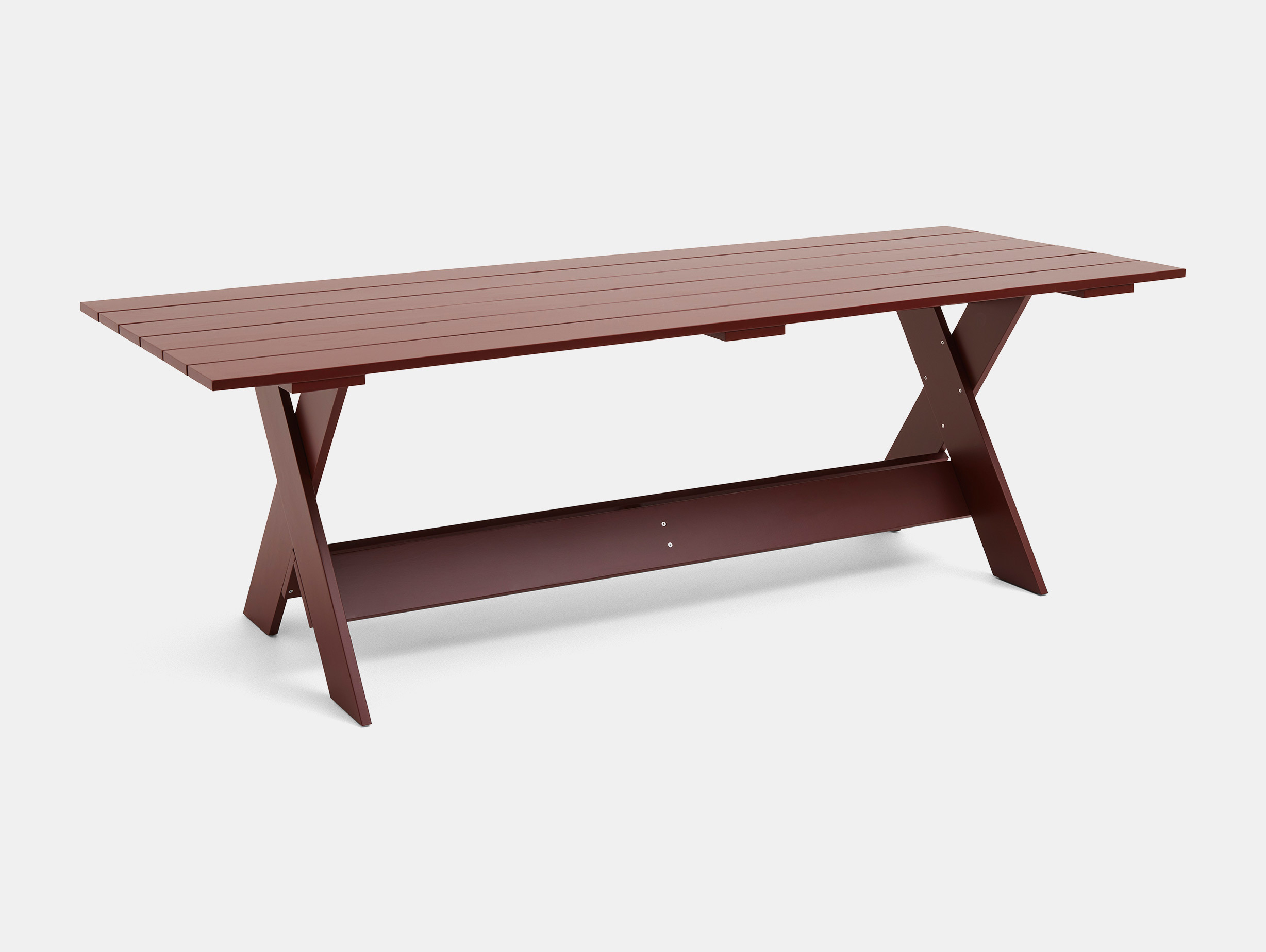 Hay Gerrit Rietveld Crate Dining Table Iron Red 230
