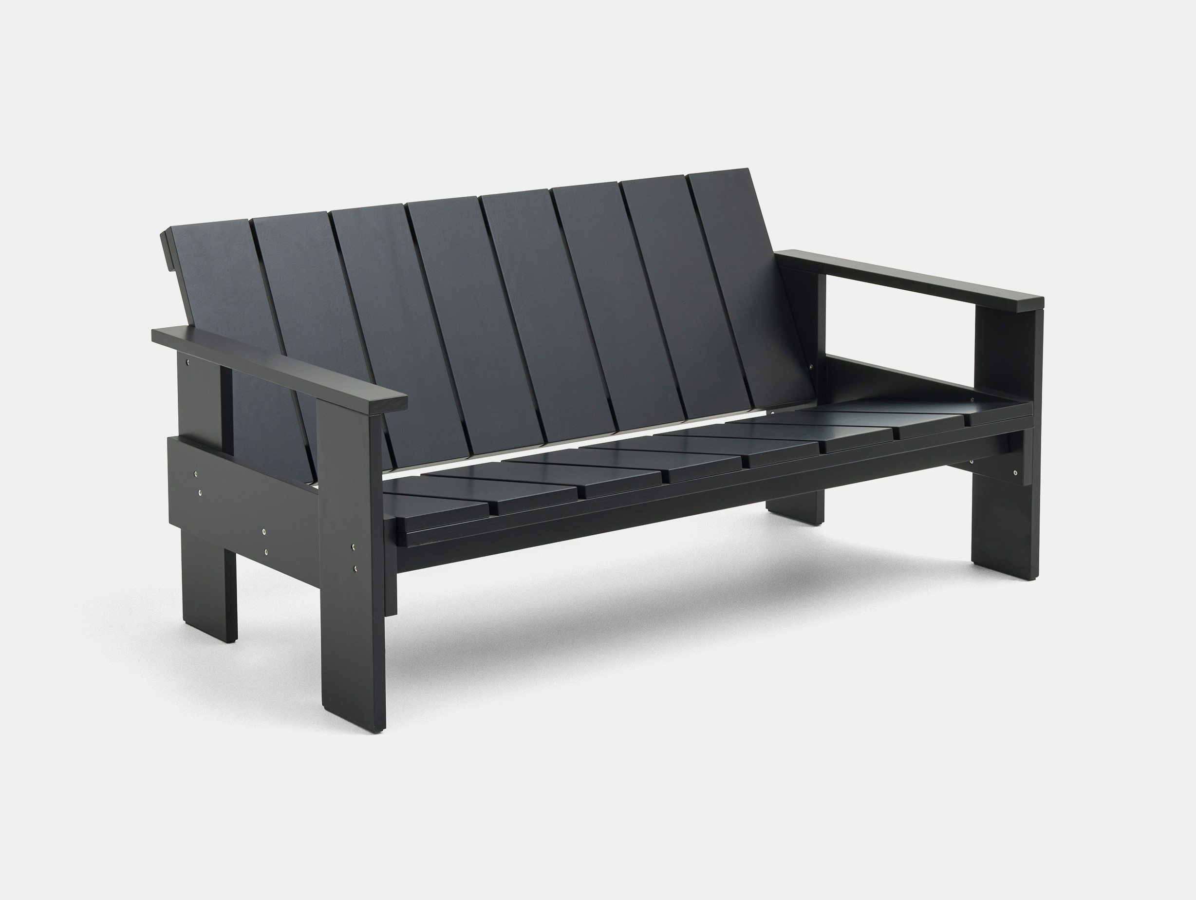 Hay Gerrit Rietveld Crate Lounge Sofa Black