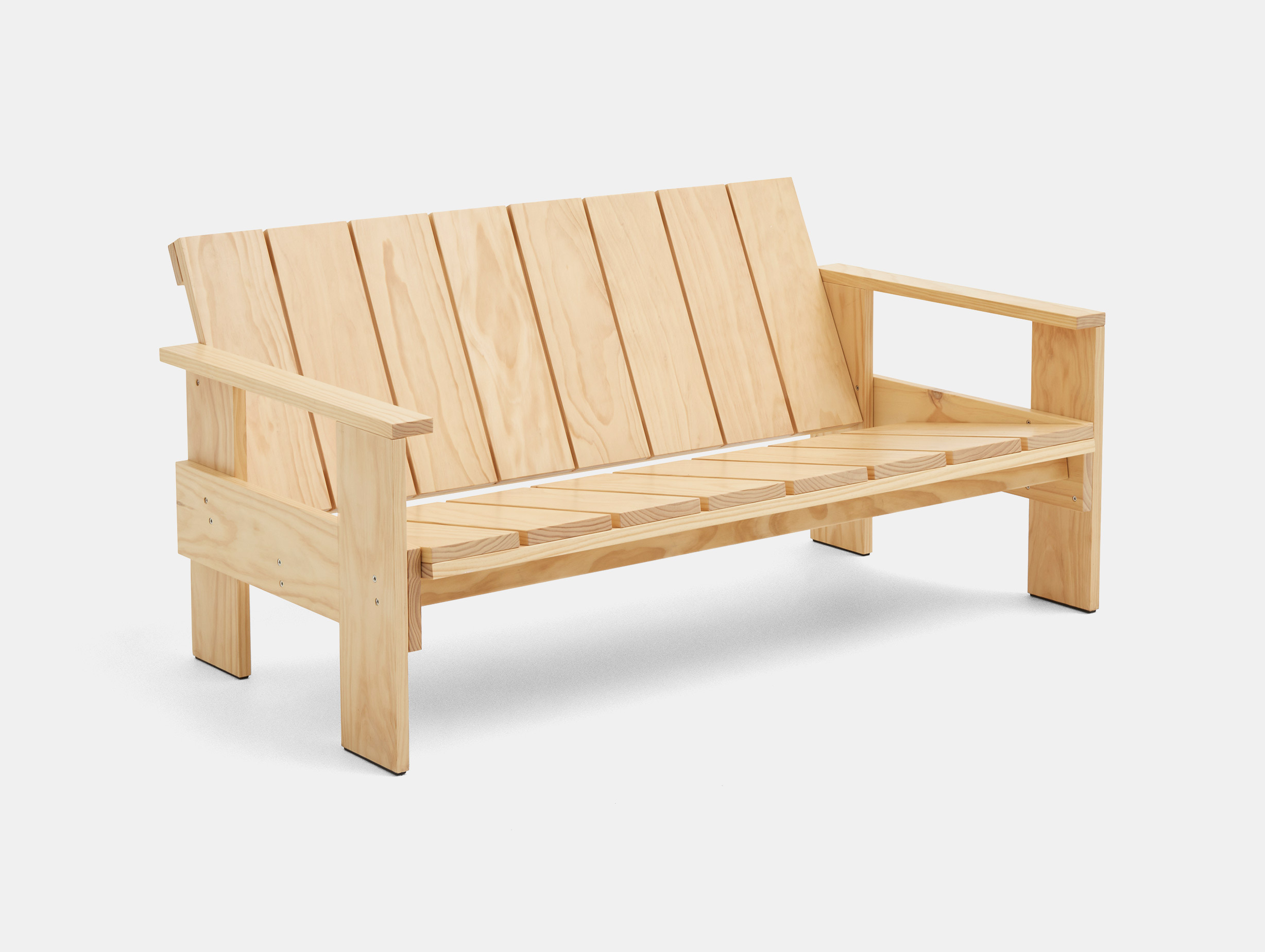 Hay Gerrit Rietveld Crate Lounge Sofa Pinewood