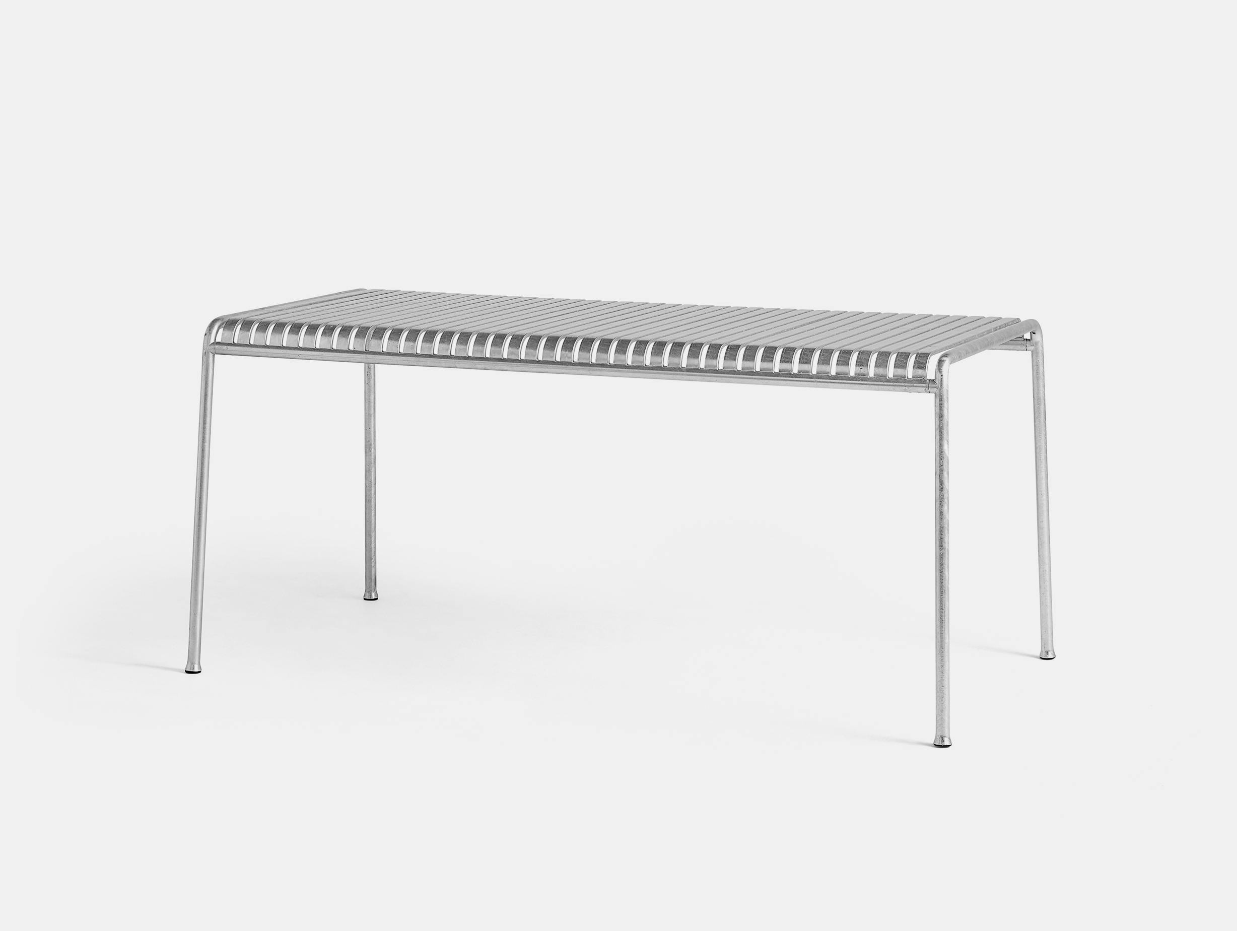 Hay Palissade Large Outdoor Dining Table Galvanised