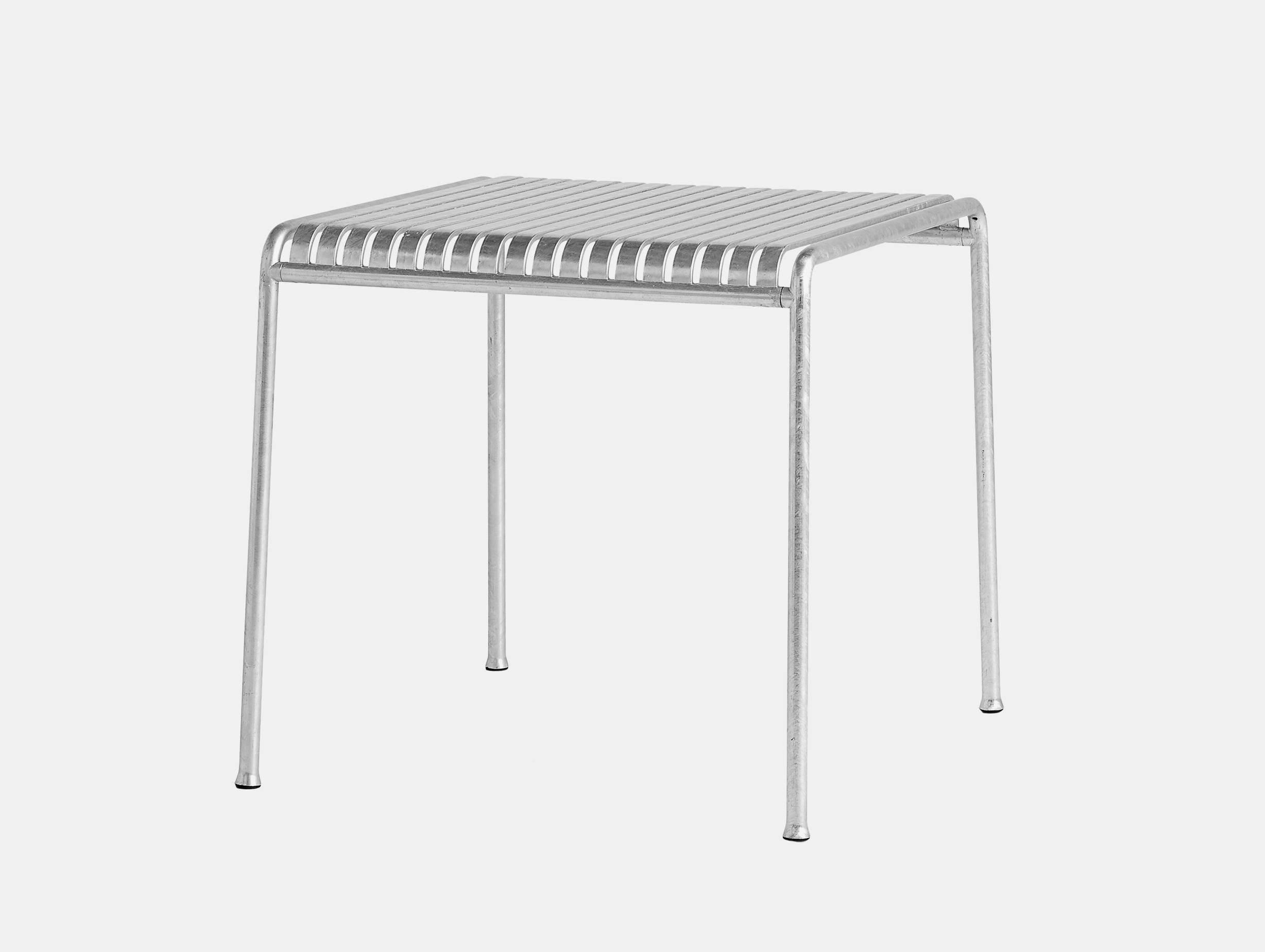 Hay Palissade Square Outdoor Dining Table Hot Galvanised