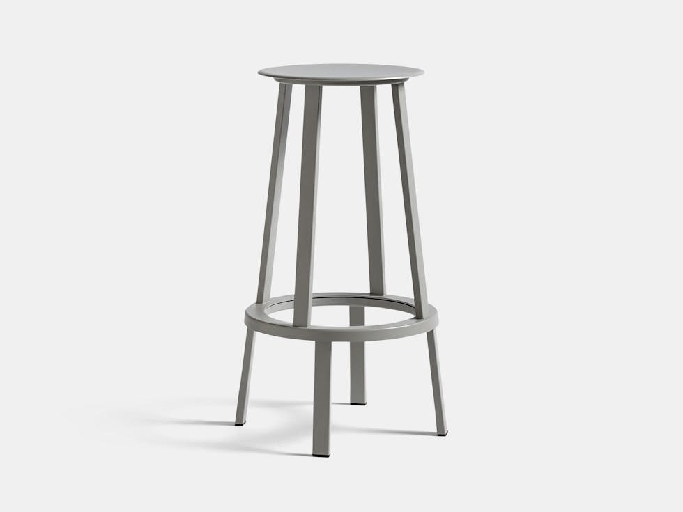 Hay Revolver Bar Stool High Sky Grey Hay Revolver Bar Stool High Sky Grey