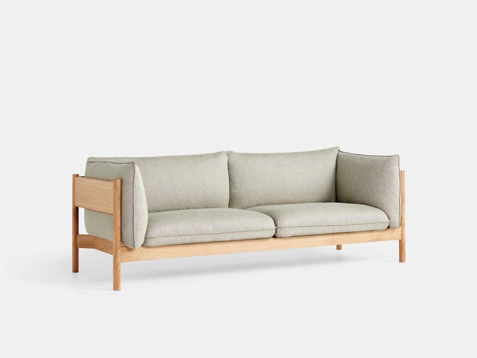 Hay arbour 3 seater sofa rewool 408 oak Hay arbour 3 seater sofa rewool 408 oak