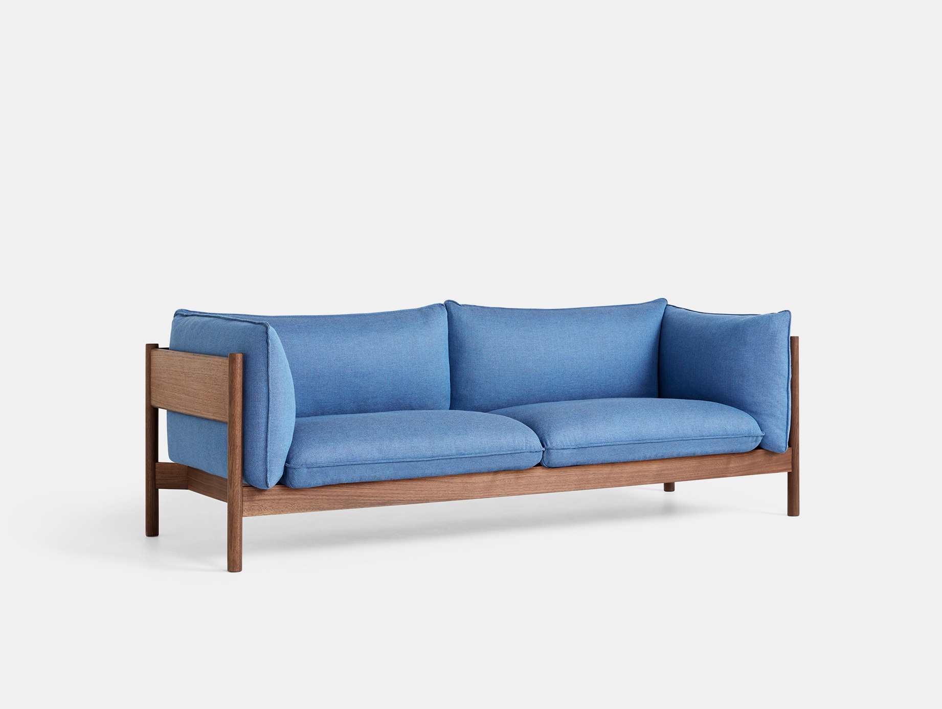Hay arbour 3 seater sofa rewool 758 walnut