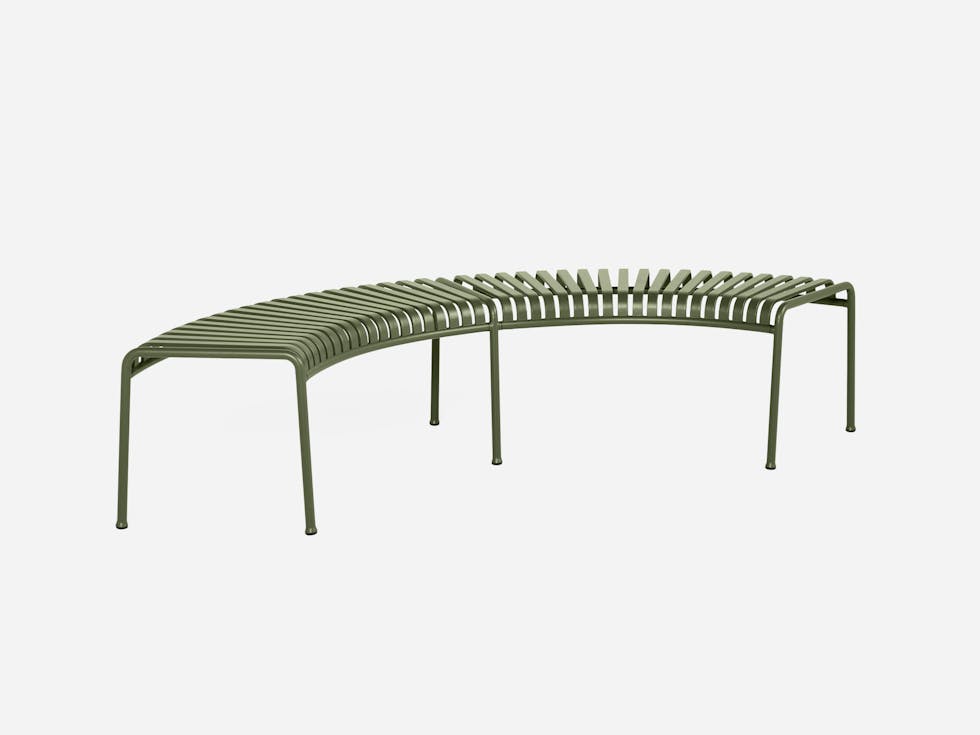 Hay bouroullec park bench olive green Hay bouroullec park bench olive green