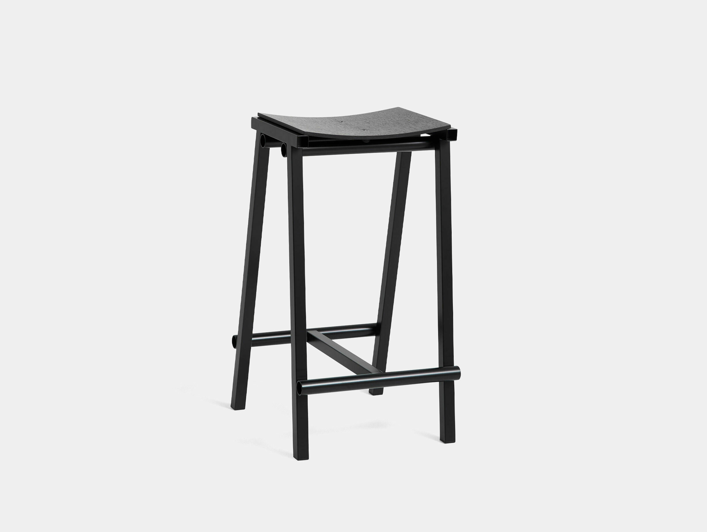 Hay marc morro taburete 8 bar stool h65 black oak