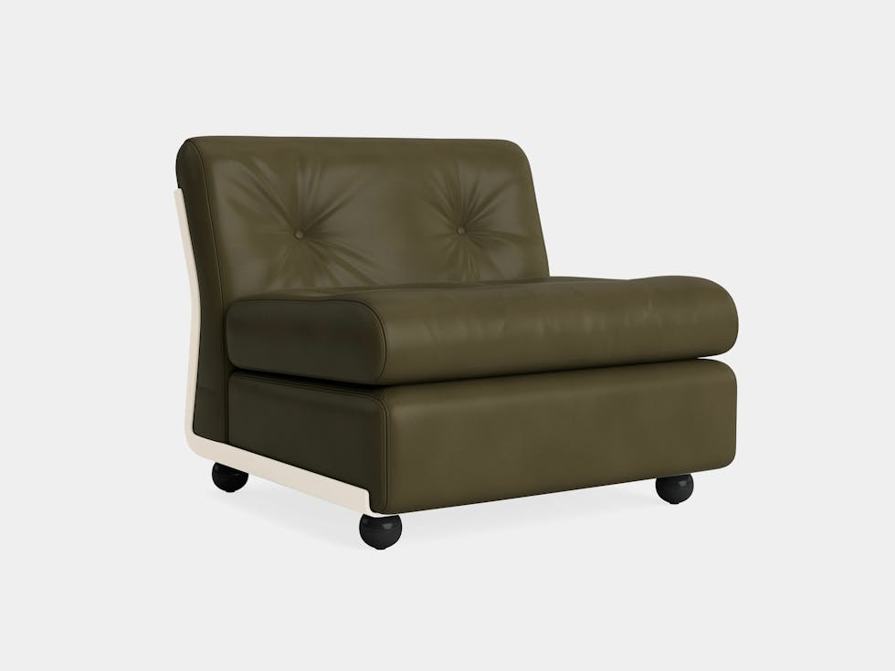 Hay mario bellini amanta 1 seater sofa sense forest creambeige shell Hay mario bellini amanta 1 seater sofa sense forest creambeige shell