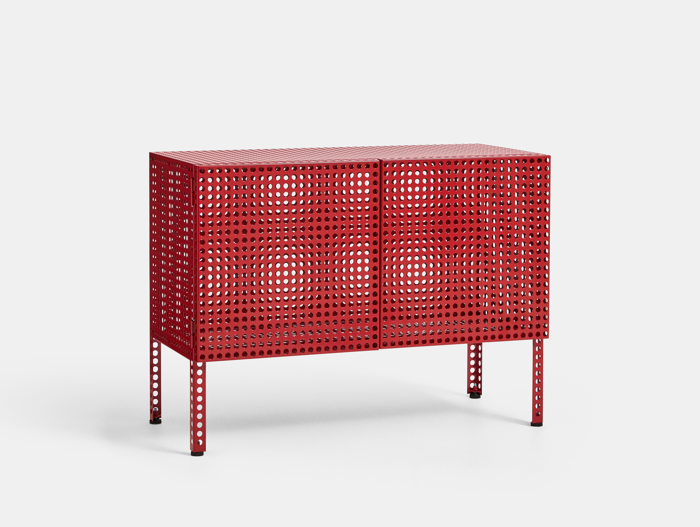 Hay muller van severen perforated cabinet floor small wine red