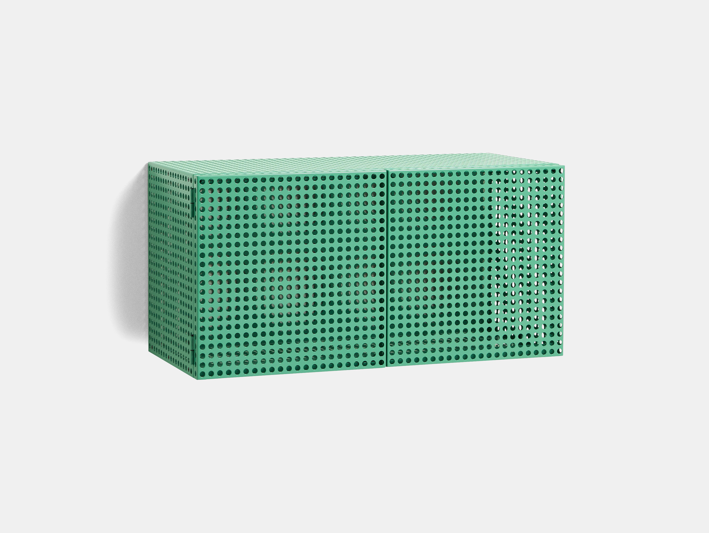 Hay muller van severen perforated cabinet wall soft jade