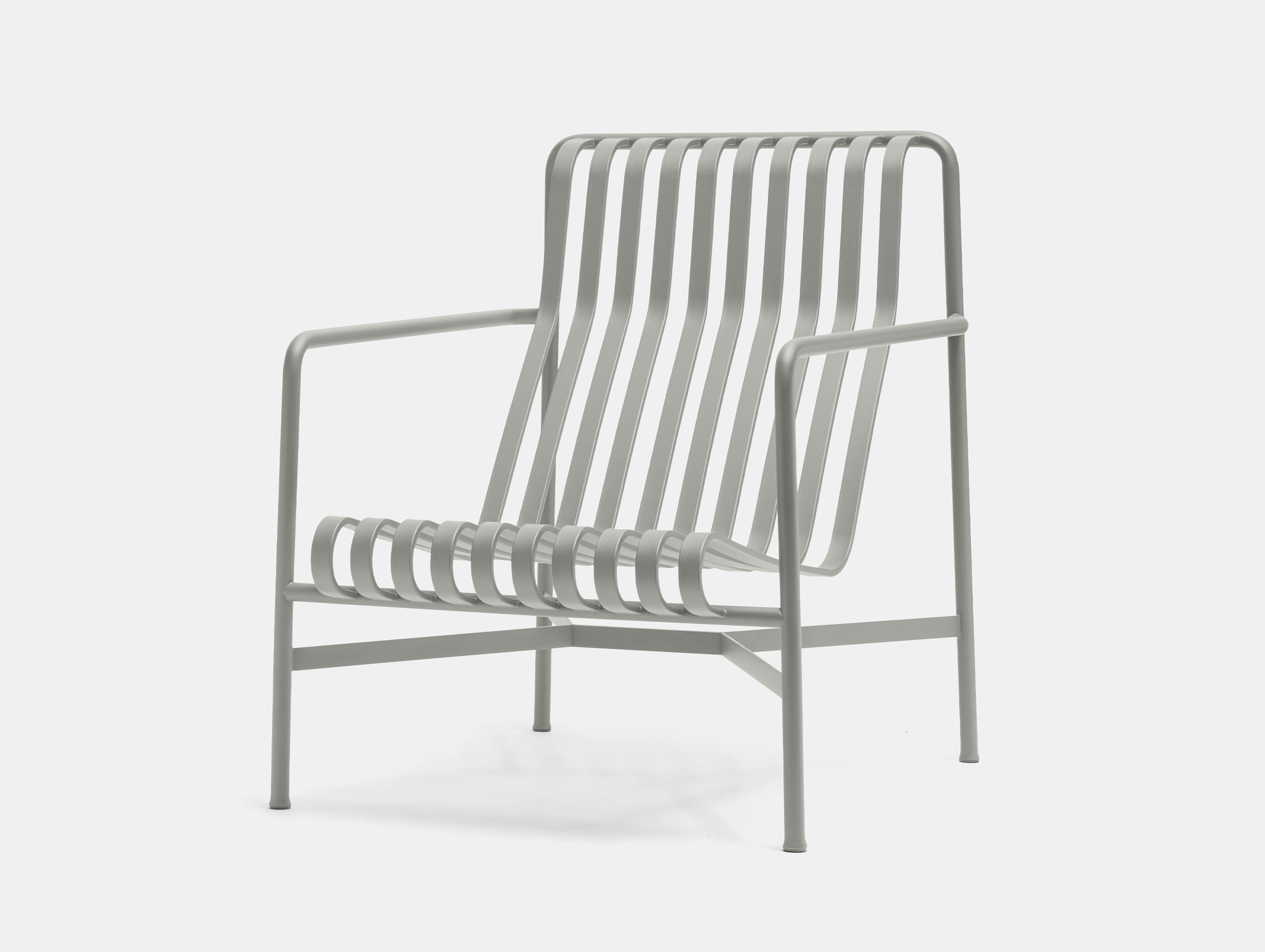 Hay palissade high lounge chair sky grey