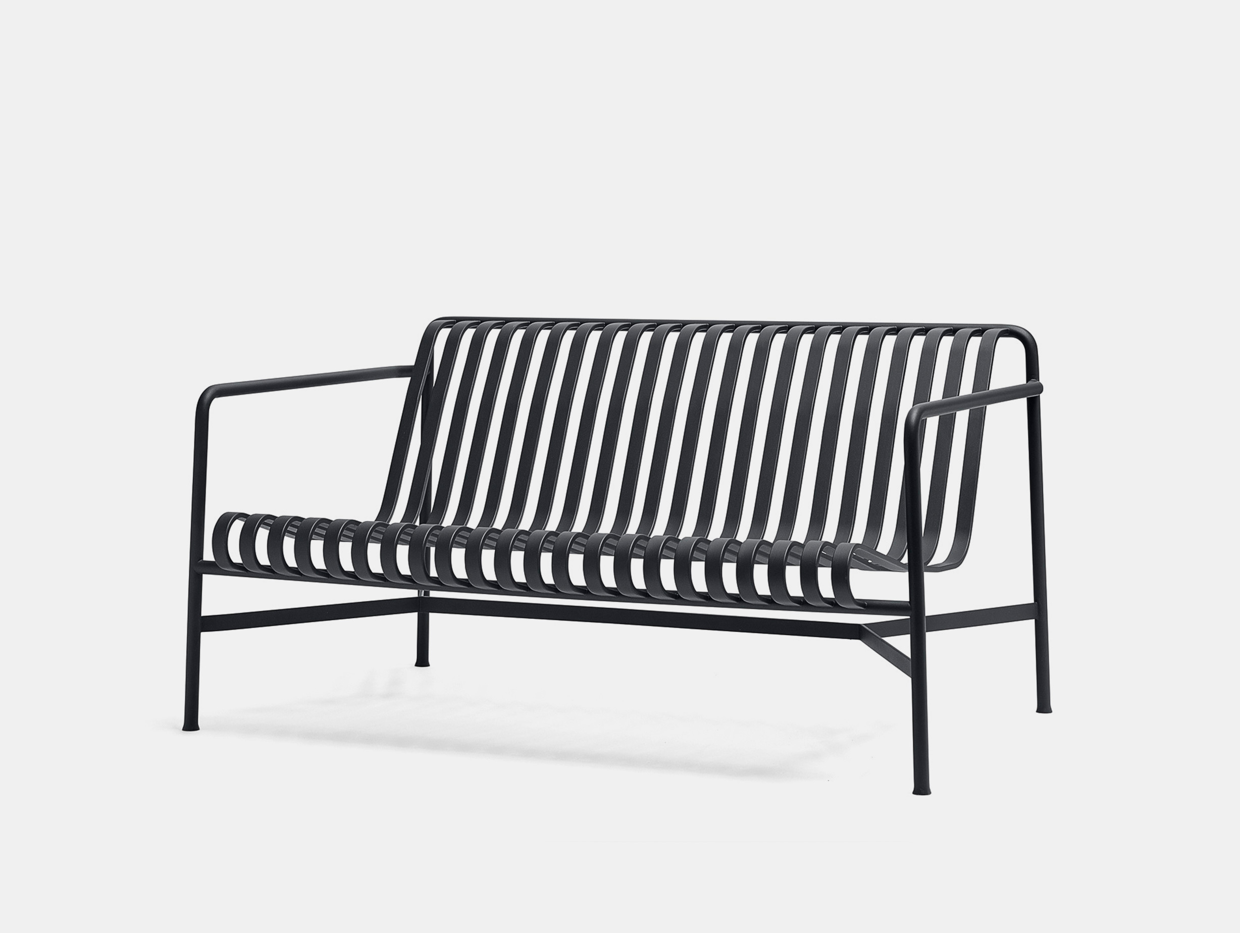 Hay palissade lounge sofa black