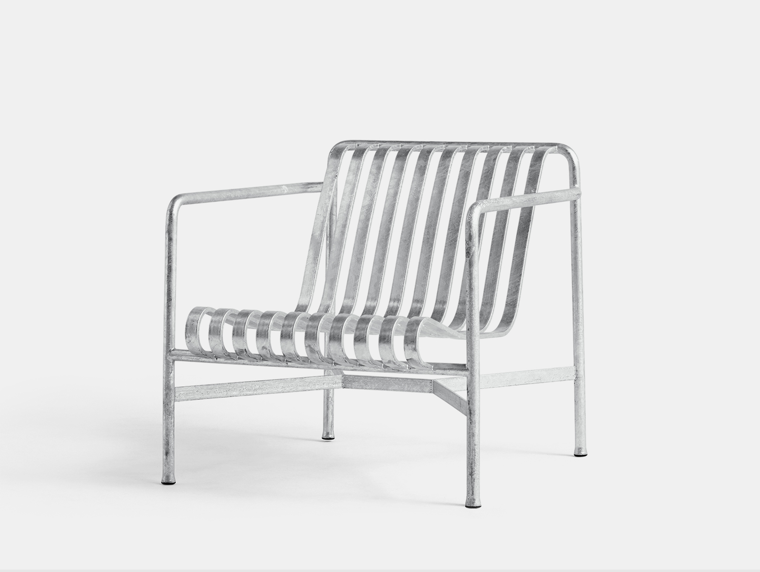 Hay palissade low lounge chair hot galvanised