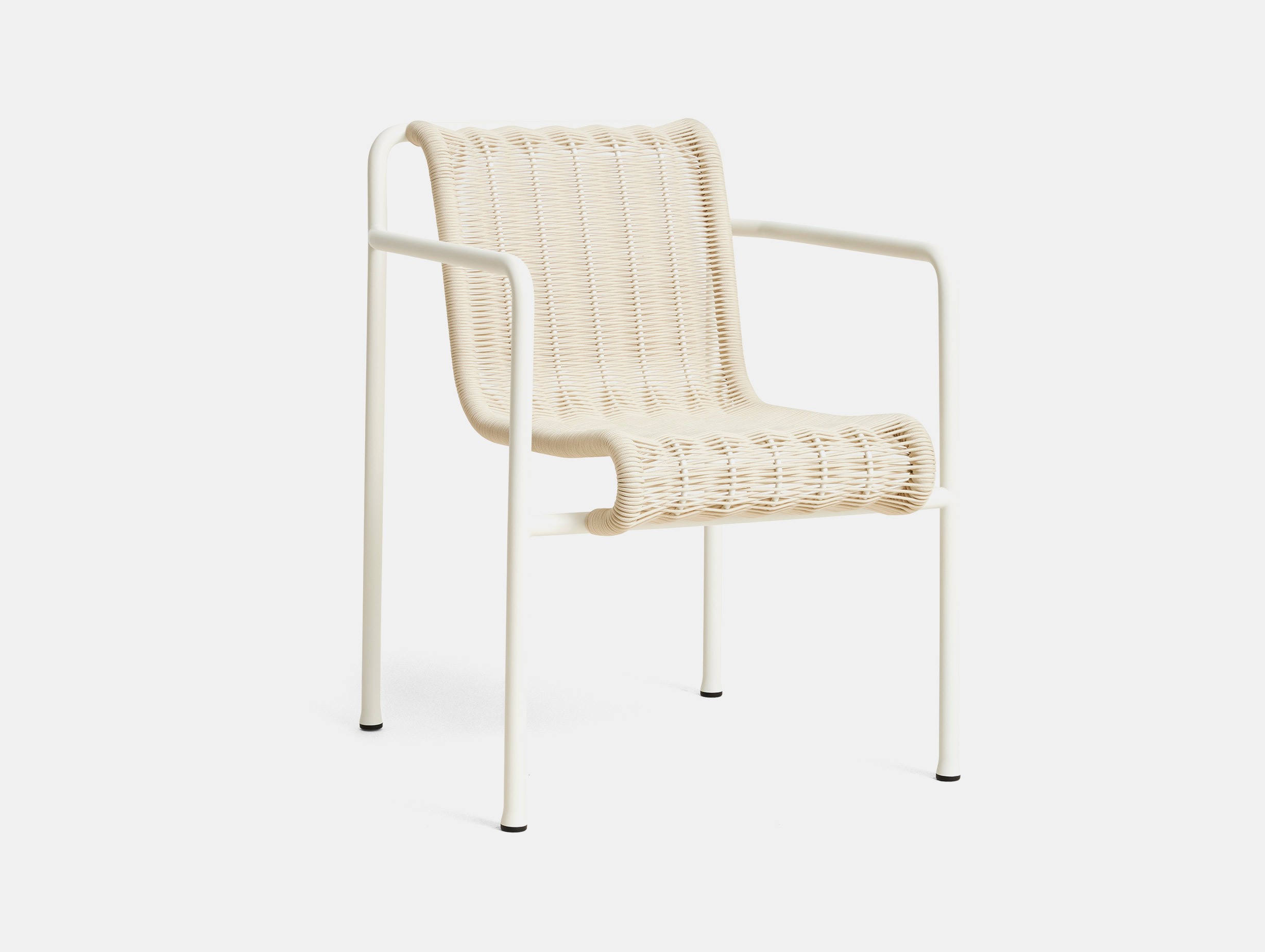 Hay ronan erwan bouroullec palissade cord dining chair cream white