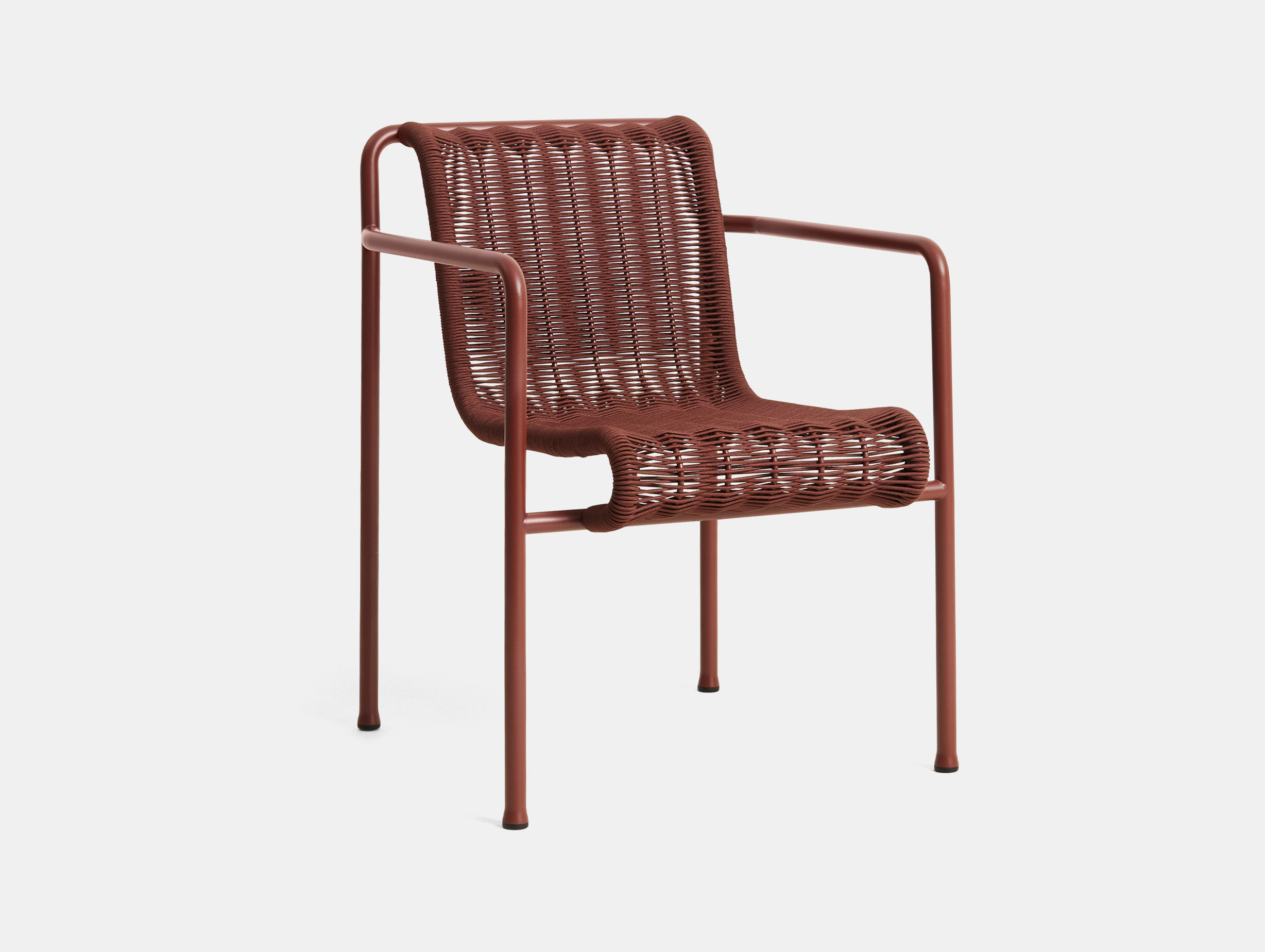 Hay ronan erwan bouroullec palissade cord dining chair iron red