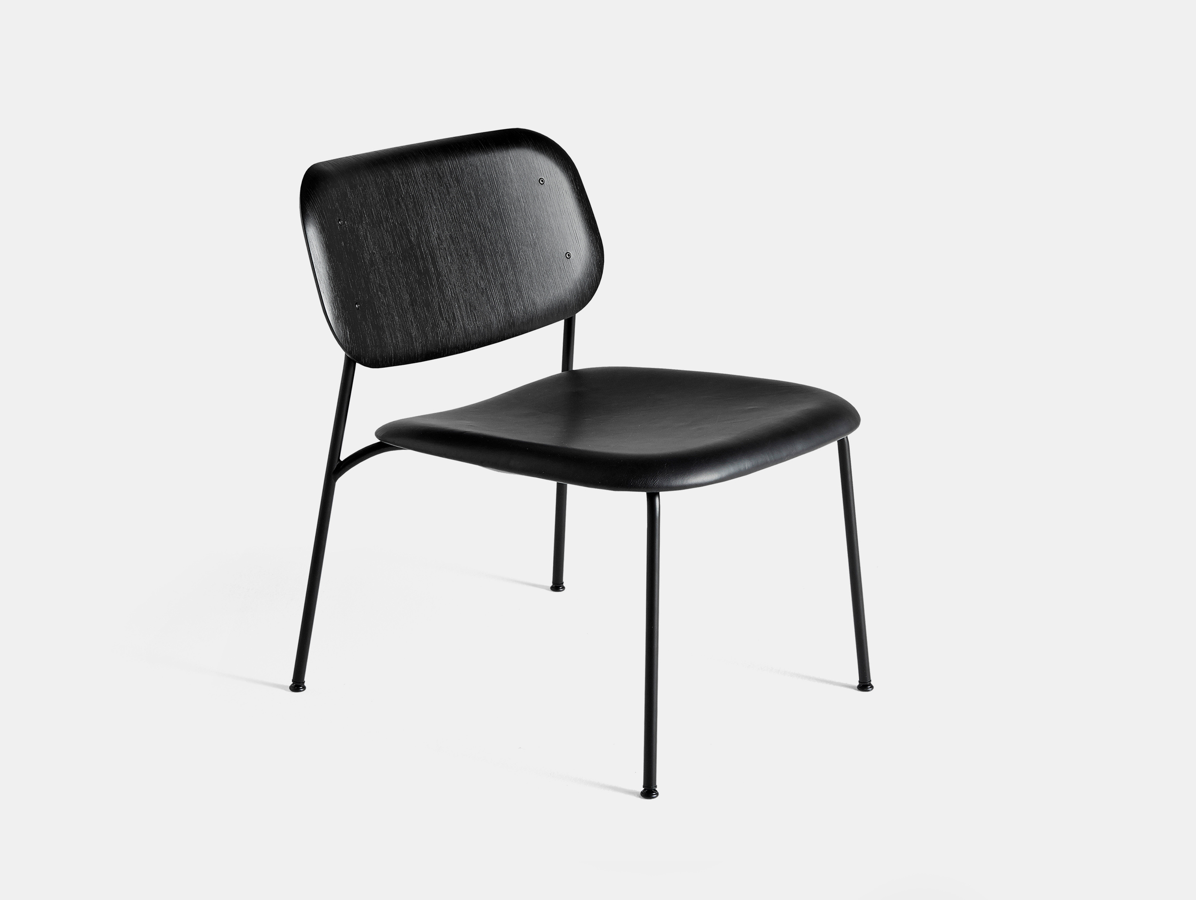 Hay soft edge 10 lounge uph silk black leather