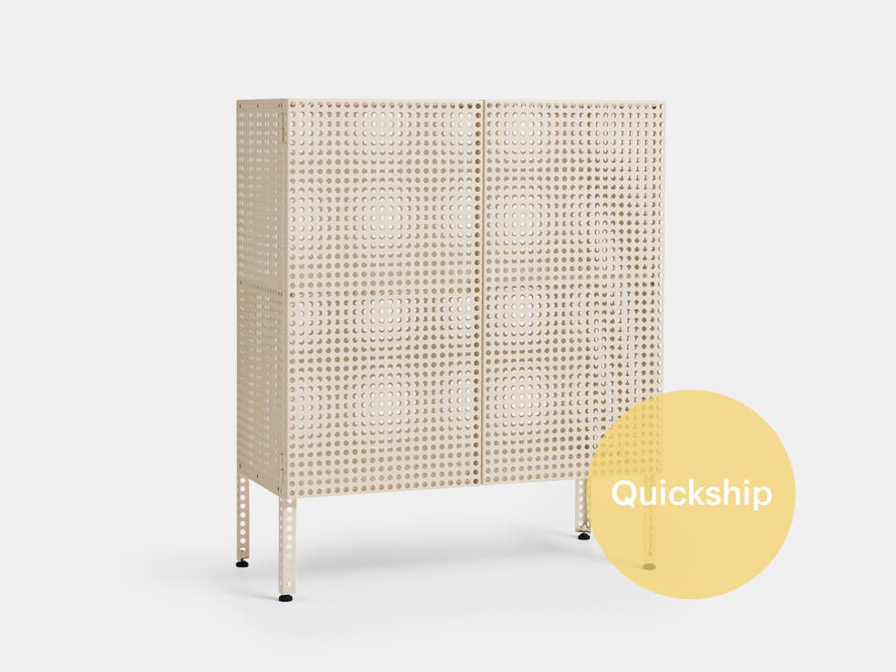 Quickship hay muller van severen perforated cabinet floor medium eggshell Quickship hay muller van severen perforated cabinet floor medium eggshell