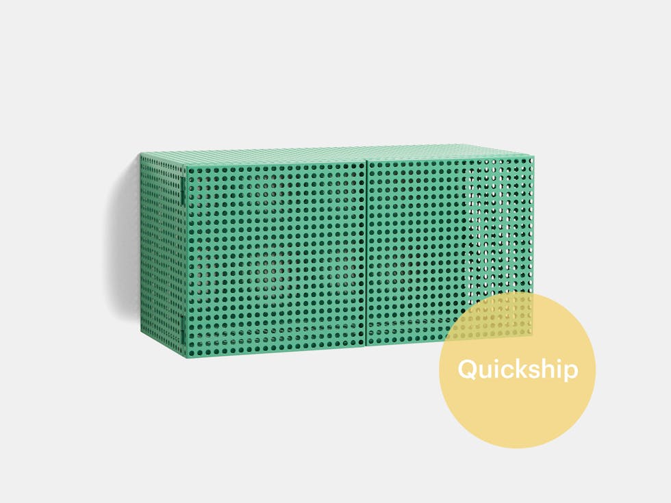 Quickship hay muller van severen perforated cabinet wall soft jade Quickship hay muller van severen perforated cabinet wall soft jade
