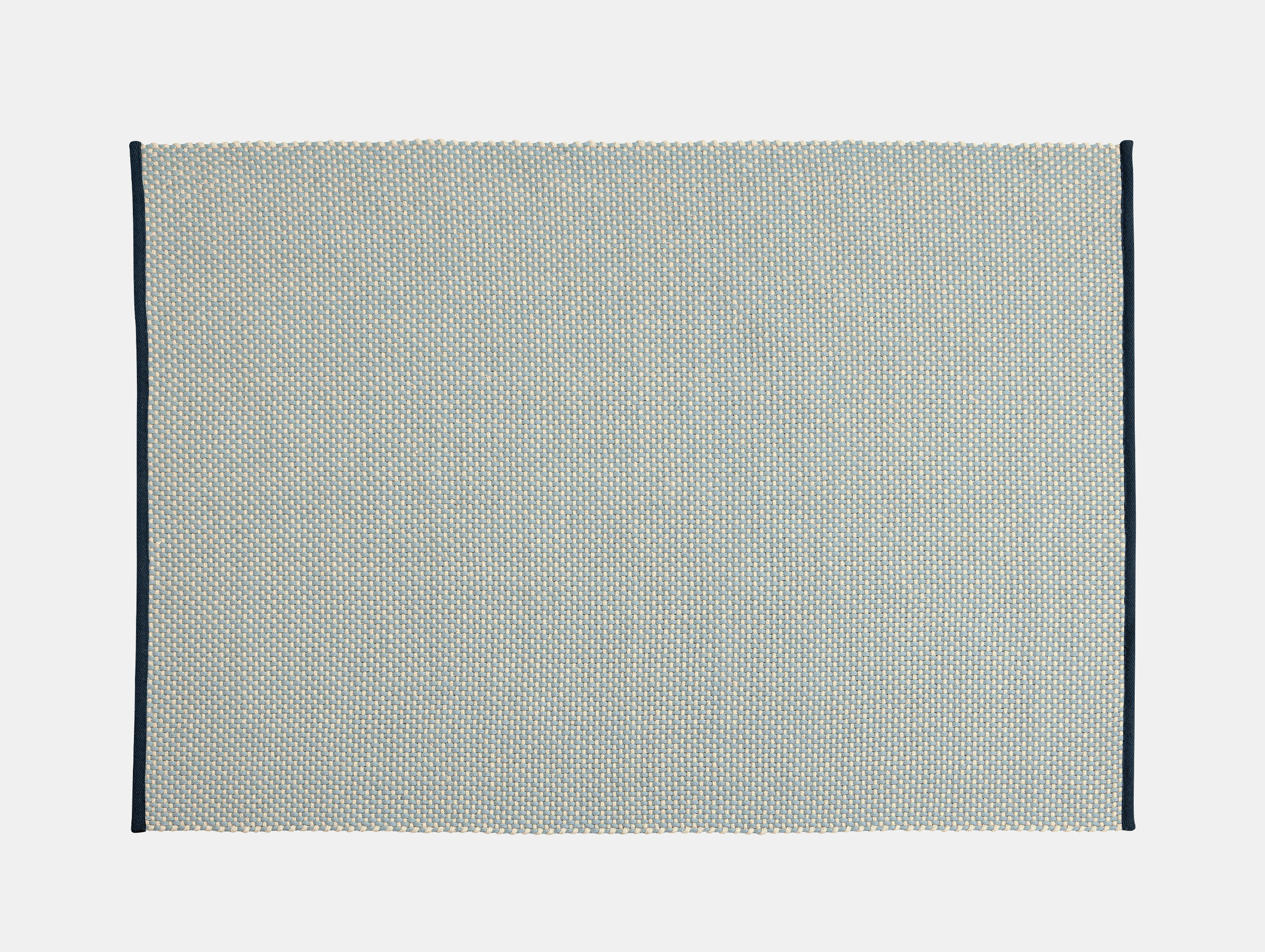 Hay 3 colour rug turquoise