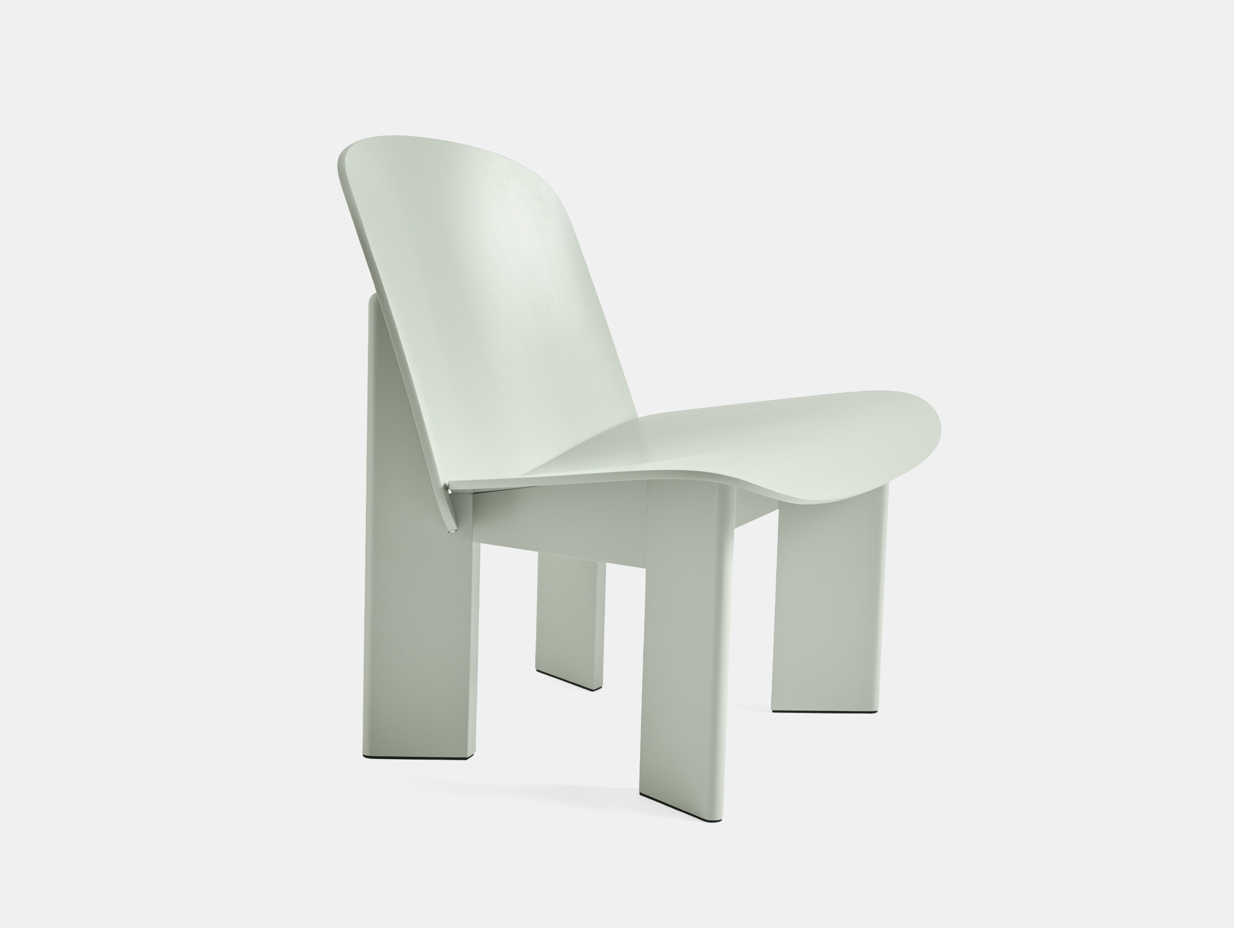 Hay andreas bergsaker chisel lounge chair eucalyptus beech